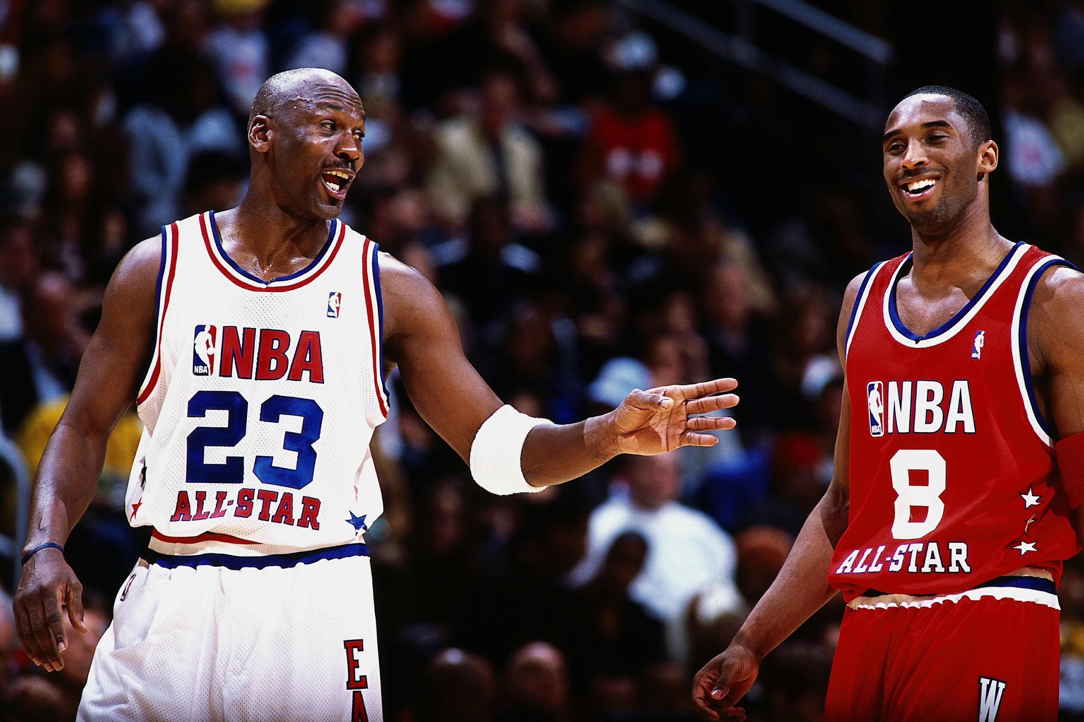 Two generations of basketball MJ & Kobe #MJ #Kobe #star