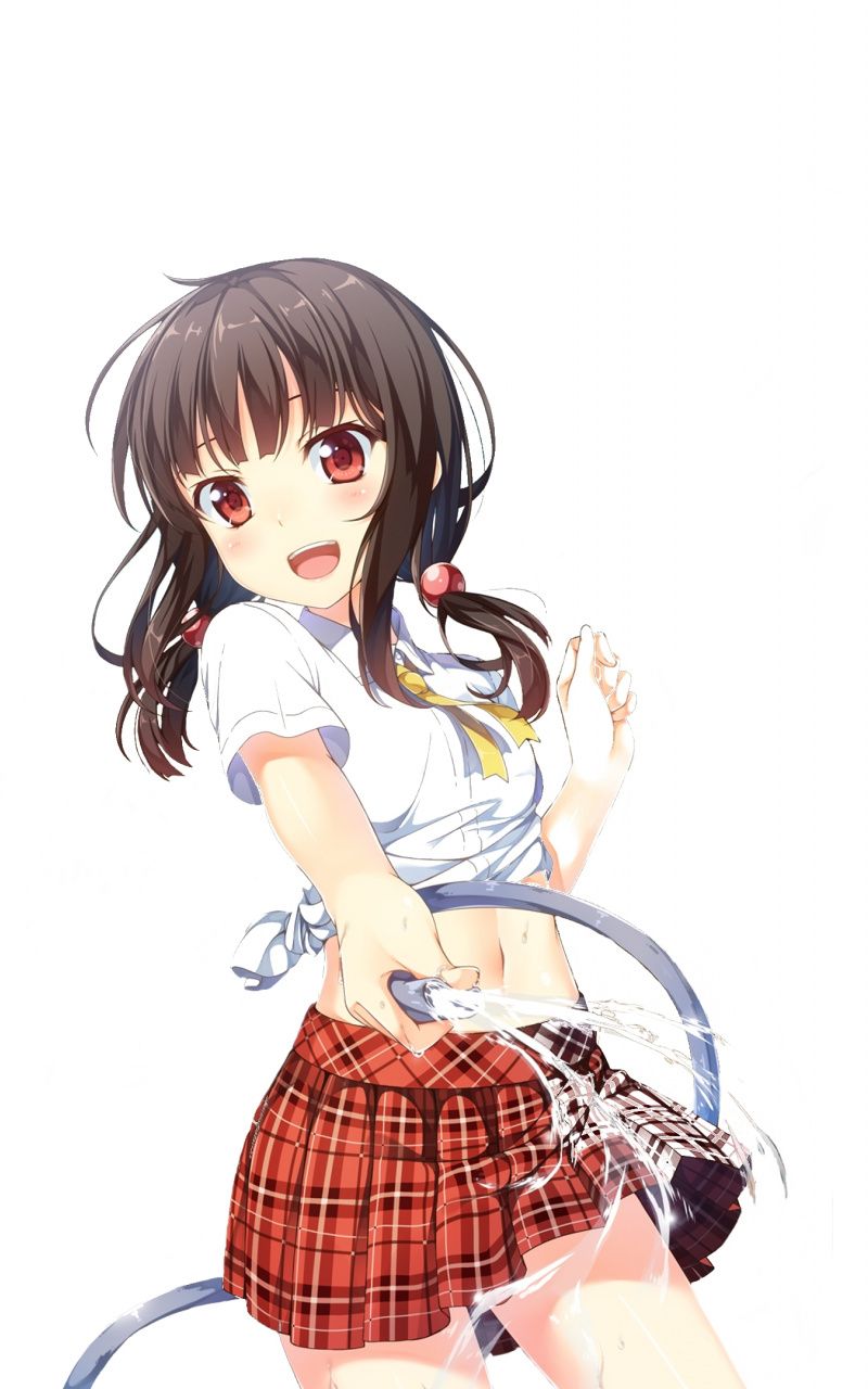 Download Fun, play, anime girl, cute, school dress wallpaper