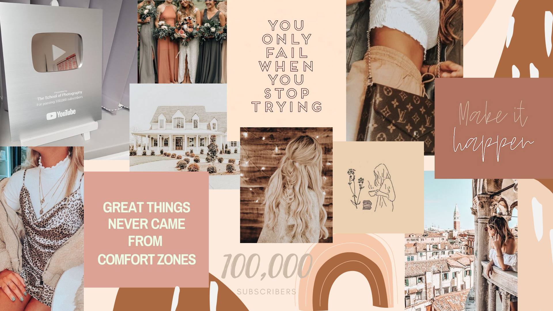 Girly Things Collage Aesthetic Desktop Wallpapers - Wallpaper Cave