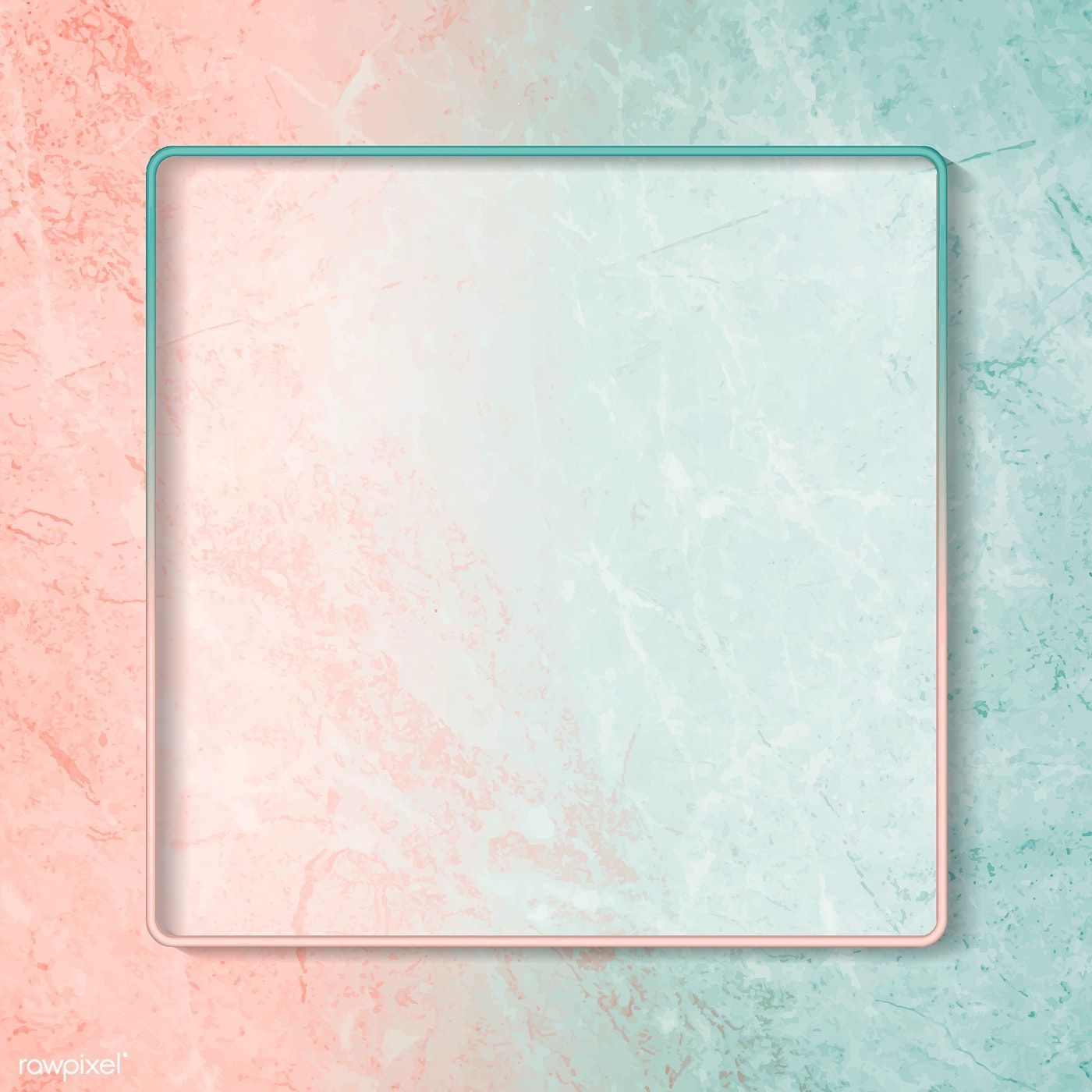 Download premium vector of Square frame on abstract background