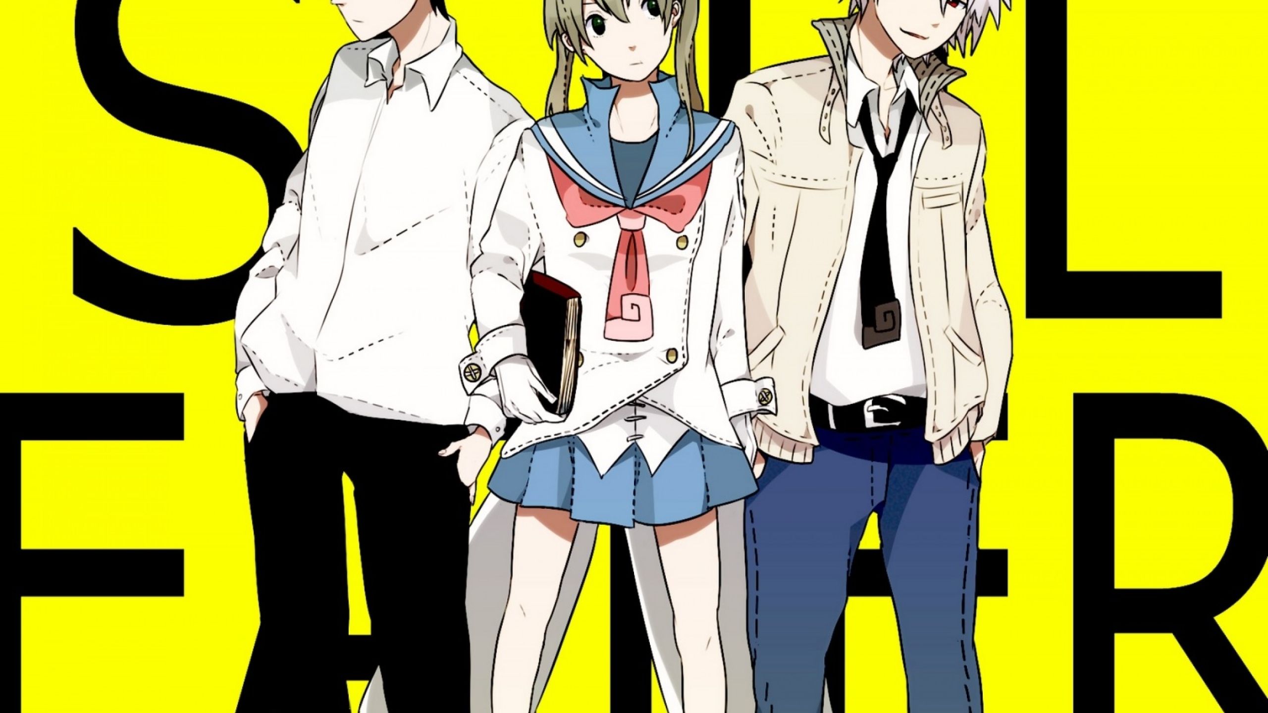 soul eater, death the kid, maka albarn 1440P Resolution