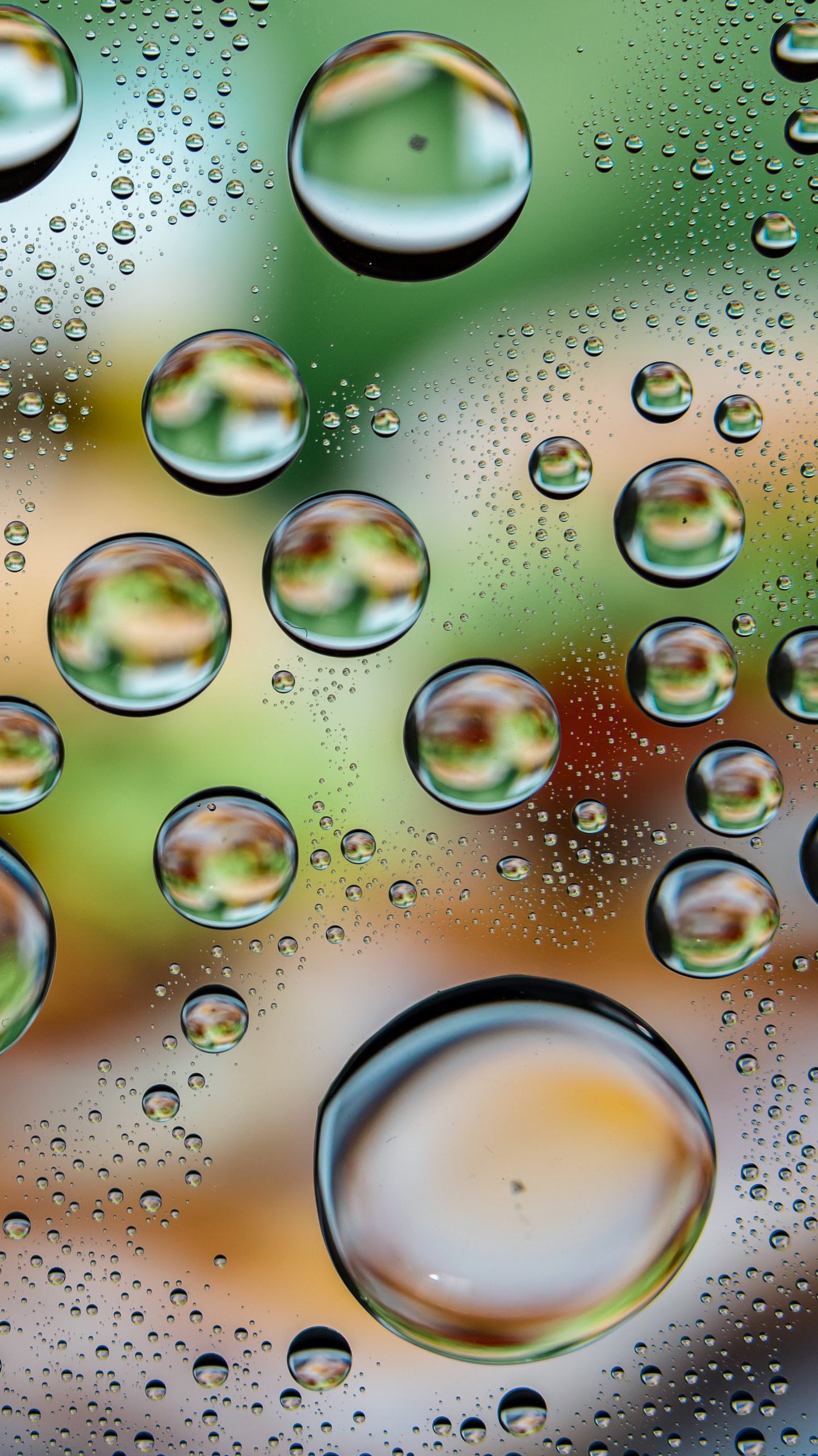 Drops Water Surface Macro Blur Wallpapers - Wallpaper Cave