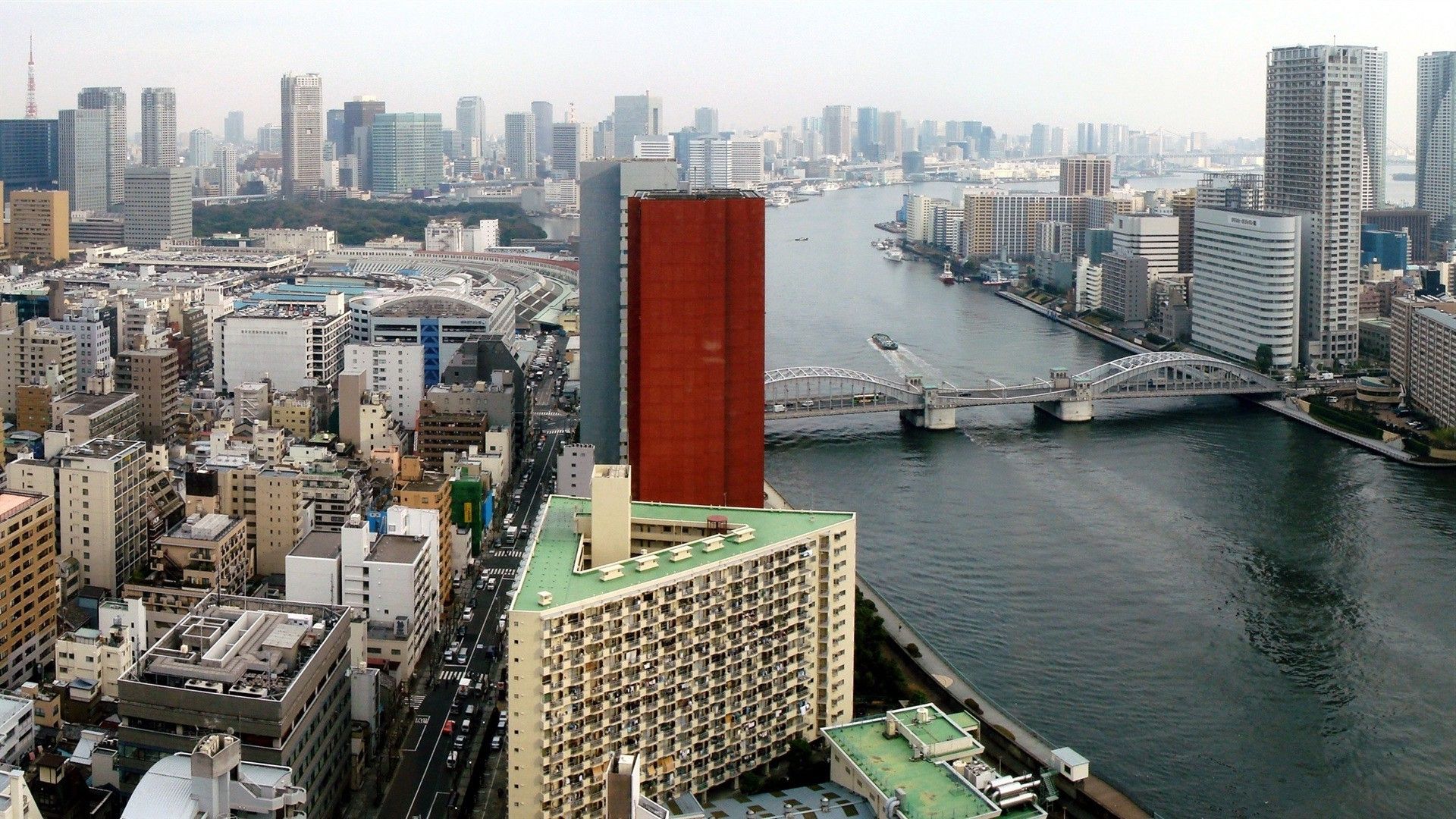 The River Sumida, Tokyo, Japan