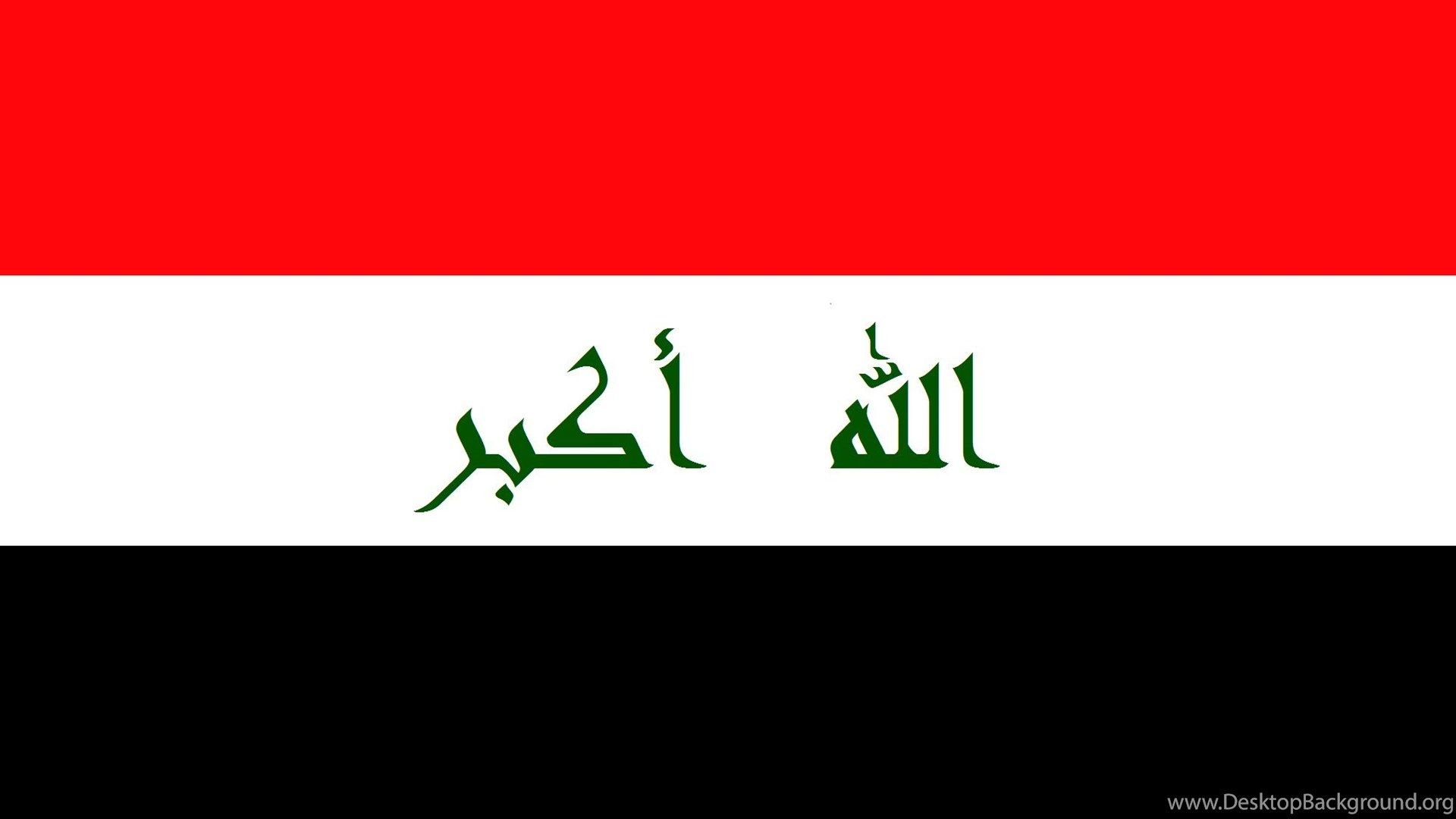 Iraq Flag Wallpaper Desktop Background