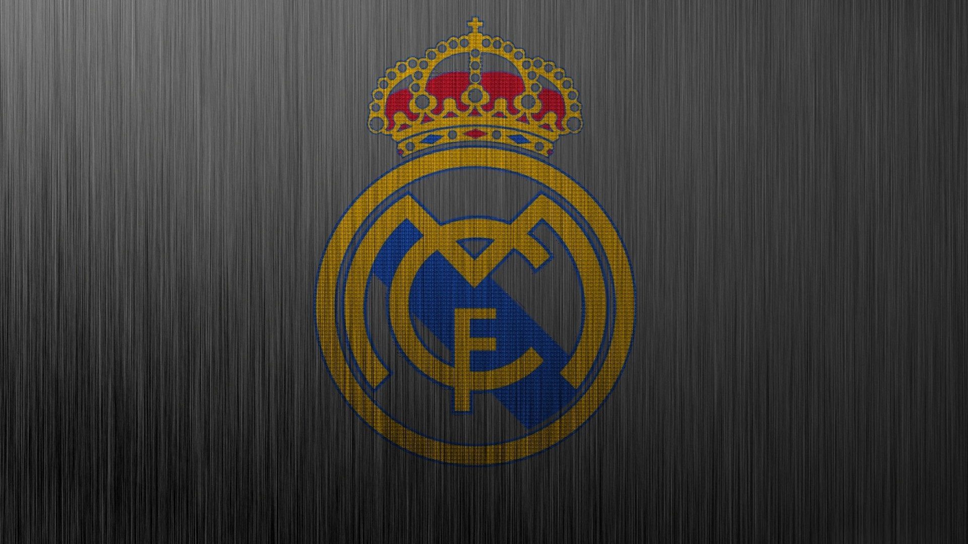 Real Madrid CF Desktop Wallpaper. Real madrid logo wallpaper