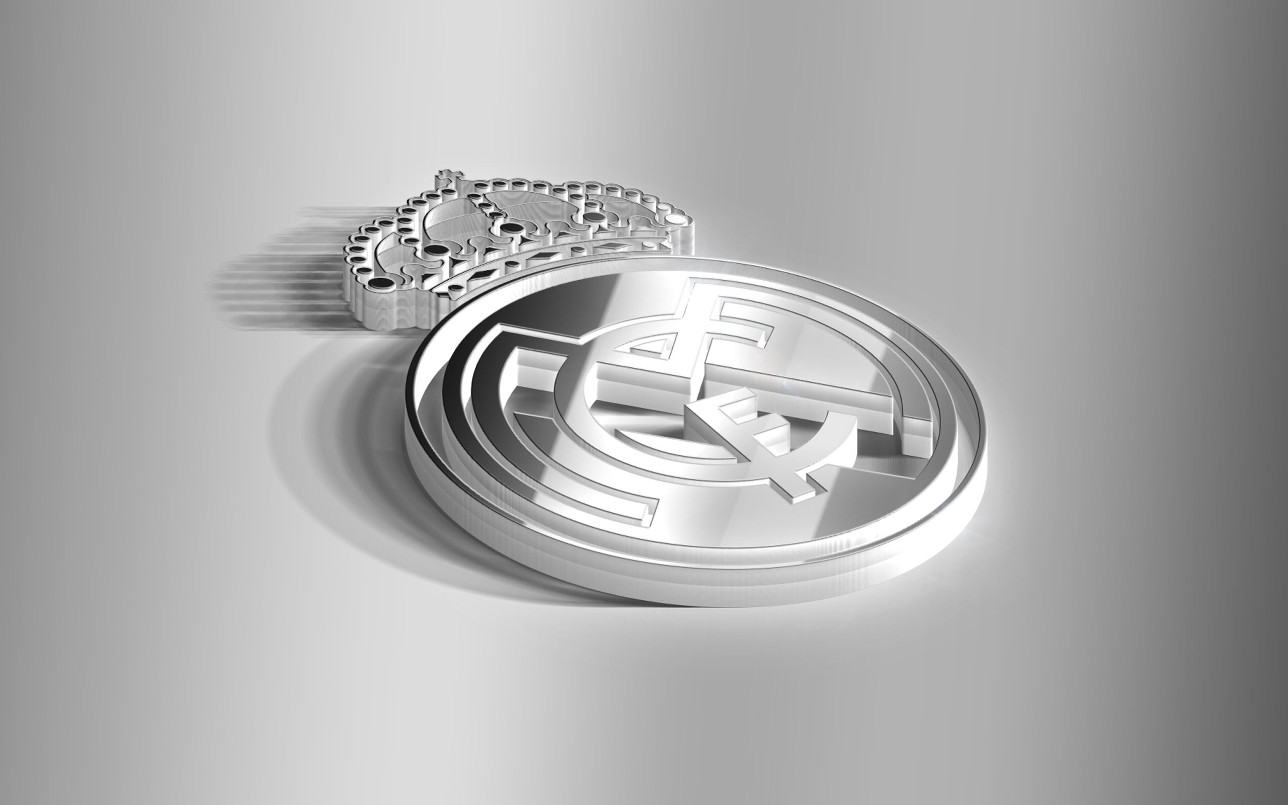 3D, Emblem, Logo, Real Madrid C.F., Soccer Wallpaper & Background Image