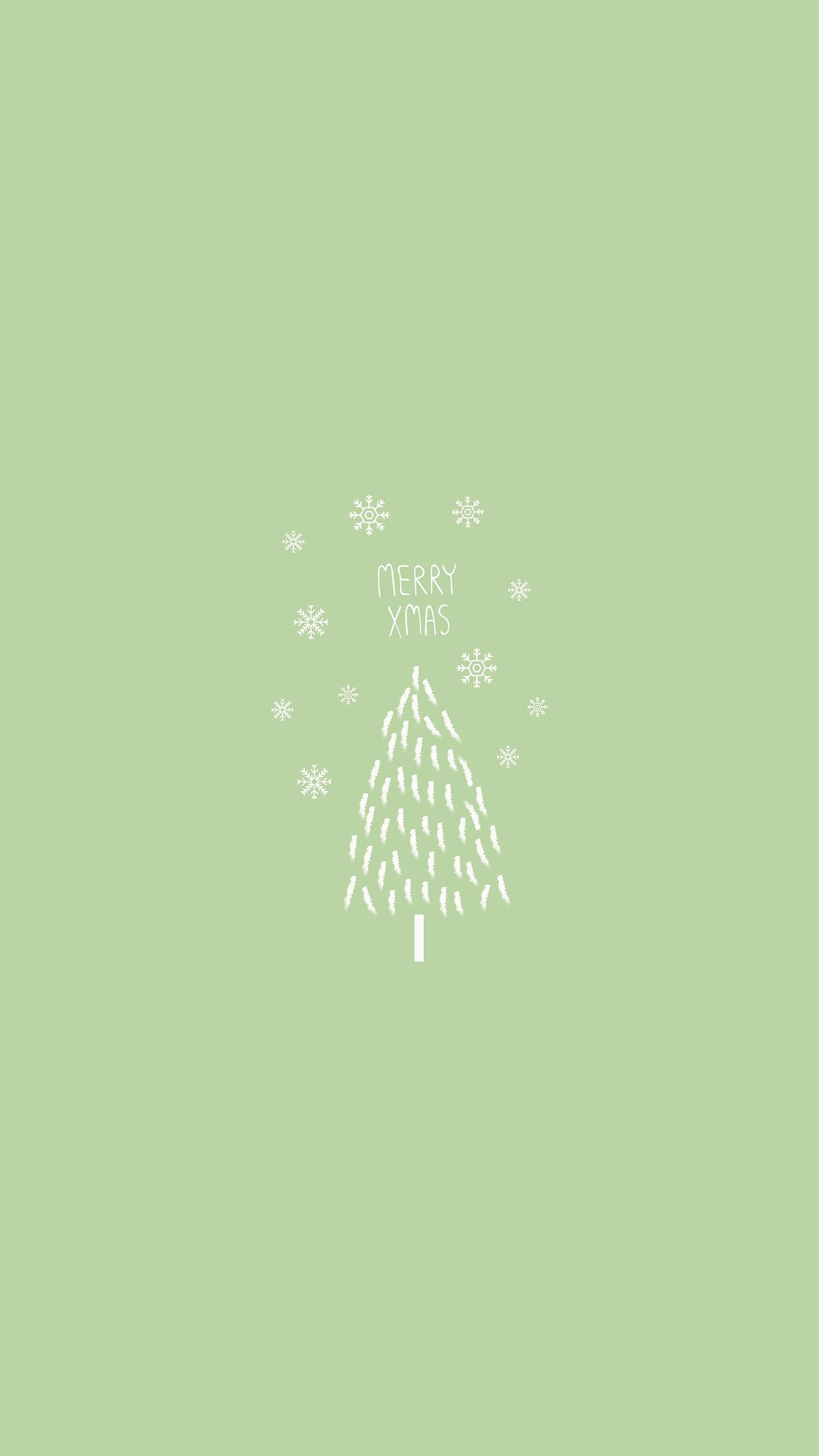 Christmas decorated phone background. Royalty free vector