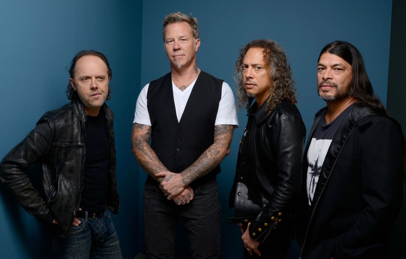 Wallpaper Metallica, James Hetfield, Robert Trujillo, James