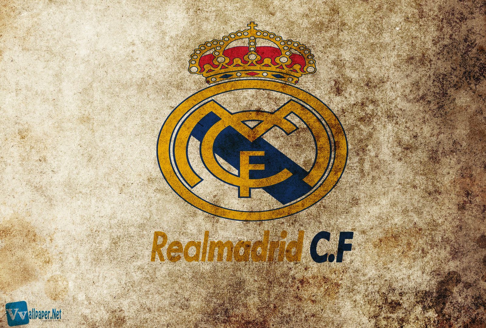 Central Wallpaper: Real Madrid CF Logo HD Desktop Background