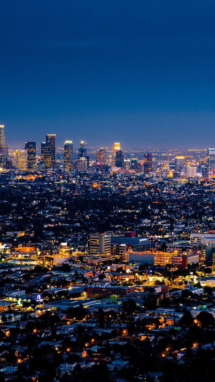 Beautiful Los Angeles iPhone X Wallpaper
