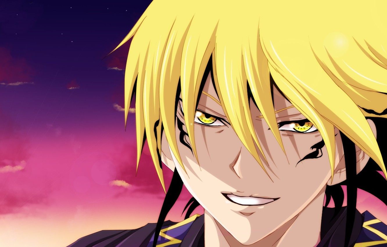 Lexica - Anime girl, seinen, yellow hair, smart, magic, adult