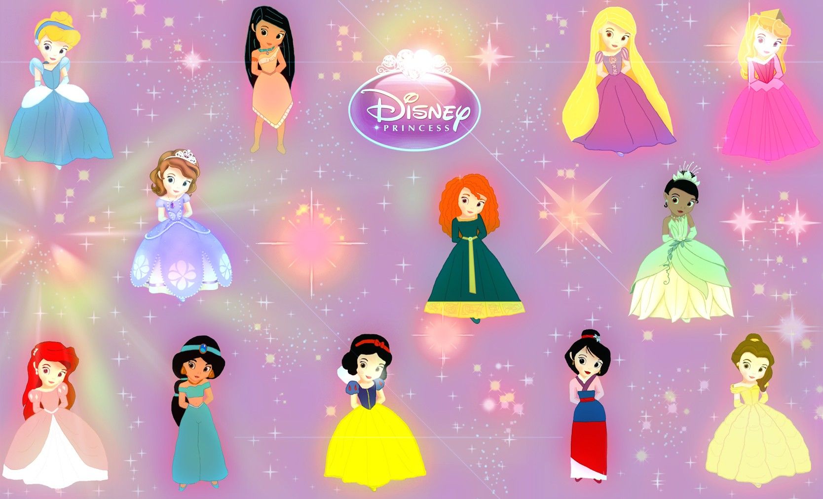 Little, Disney, Princess, Widescreen, HD, Wallpaper, Background