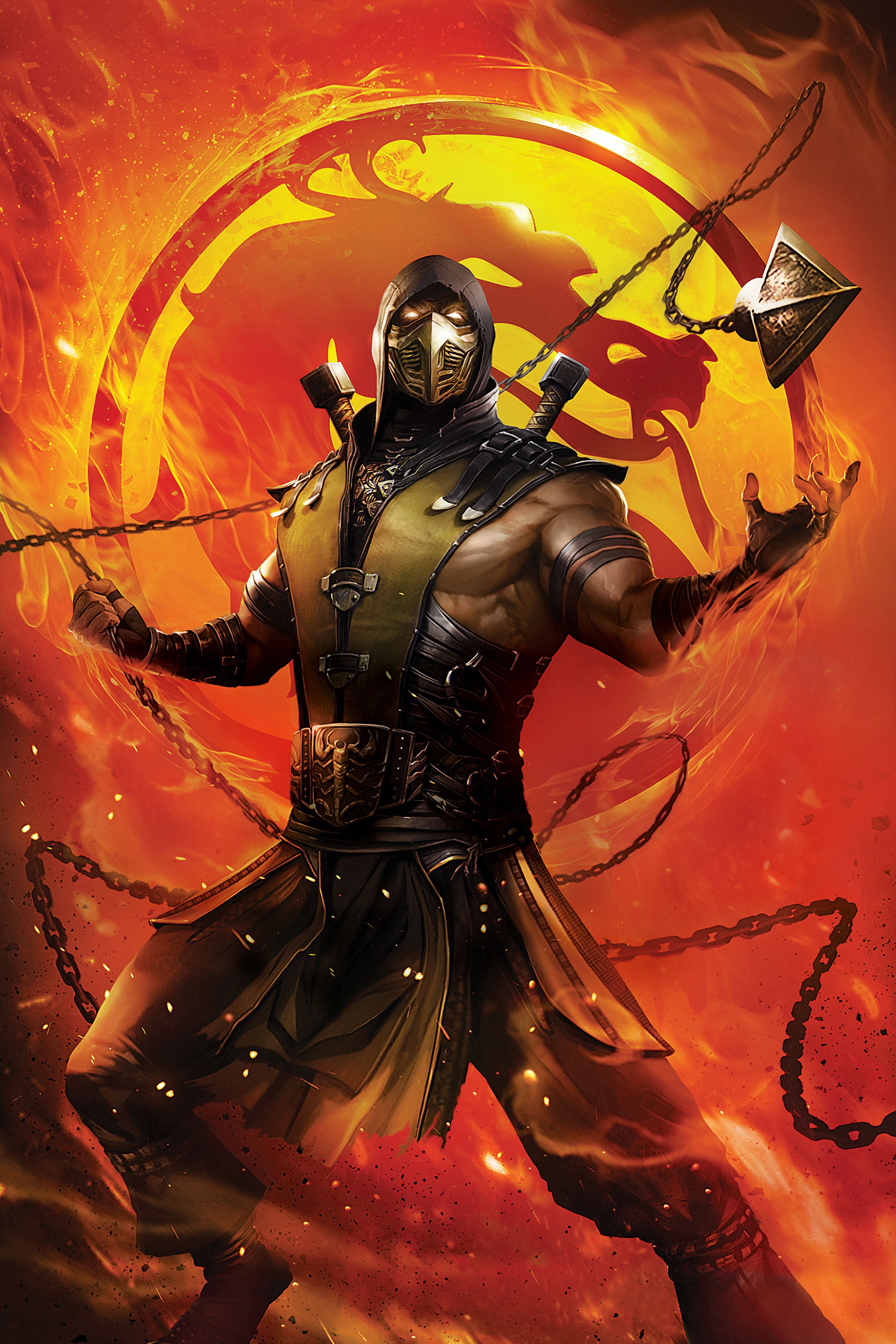 Mortal Kombat 11 4K Wallpaper, Scorpion, Games, #1130