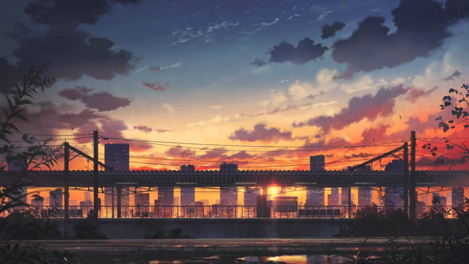 Lo Fi Anime Landscape Wallpaper Free Lo Fi Anime Landscape