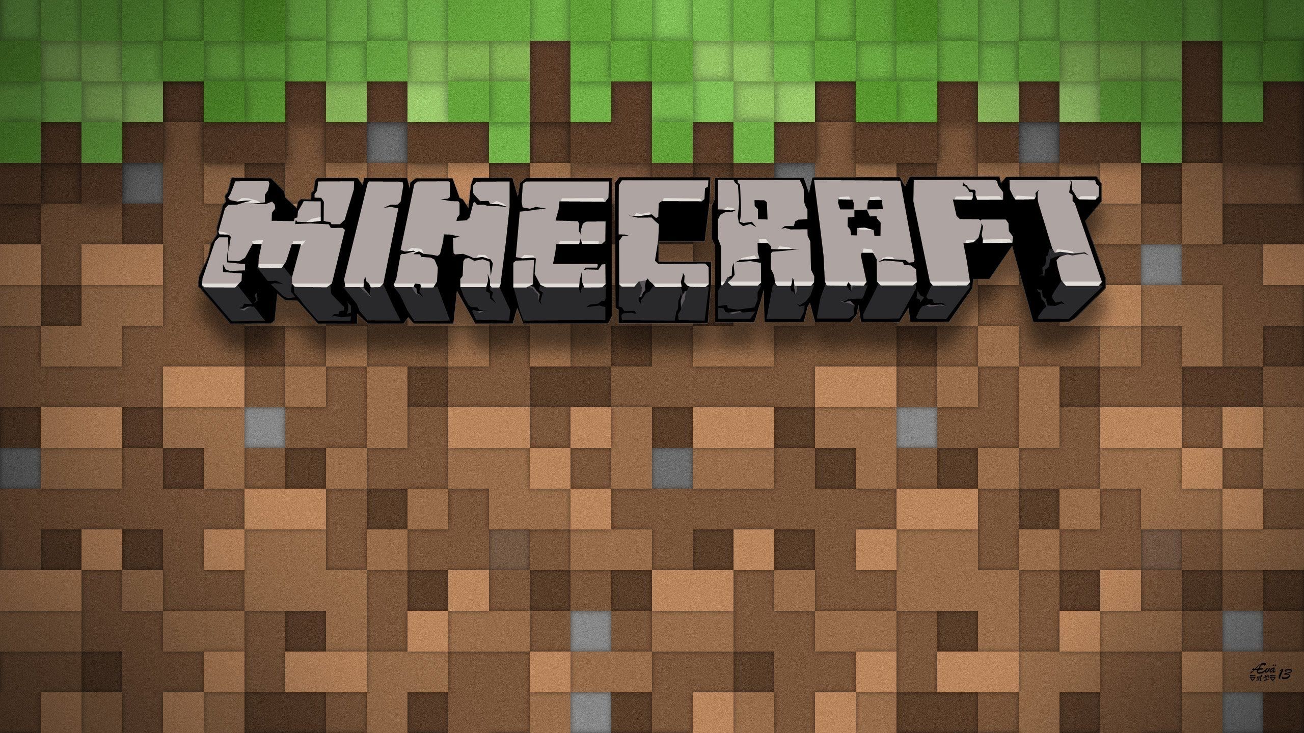 Minecraft Logo Wallpapers Wallpaper Cave