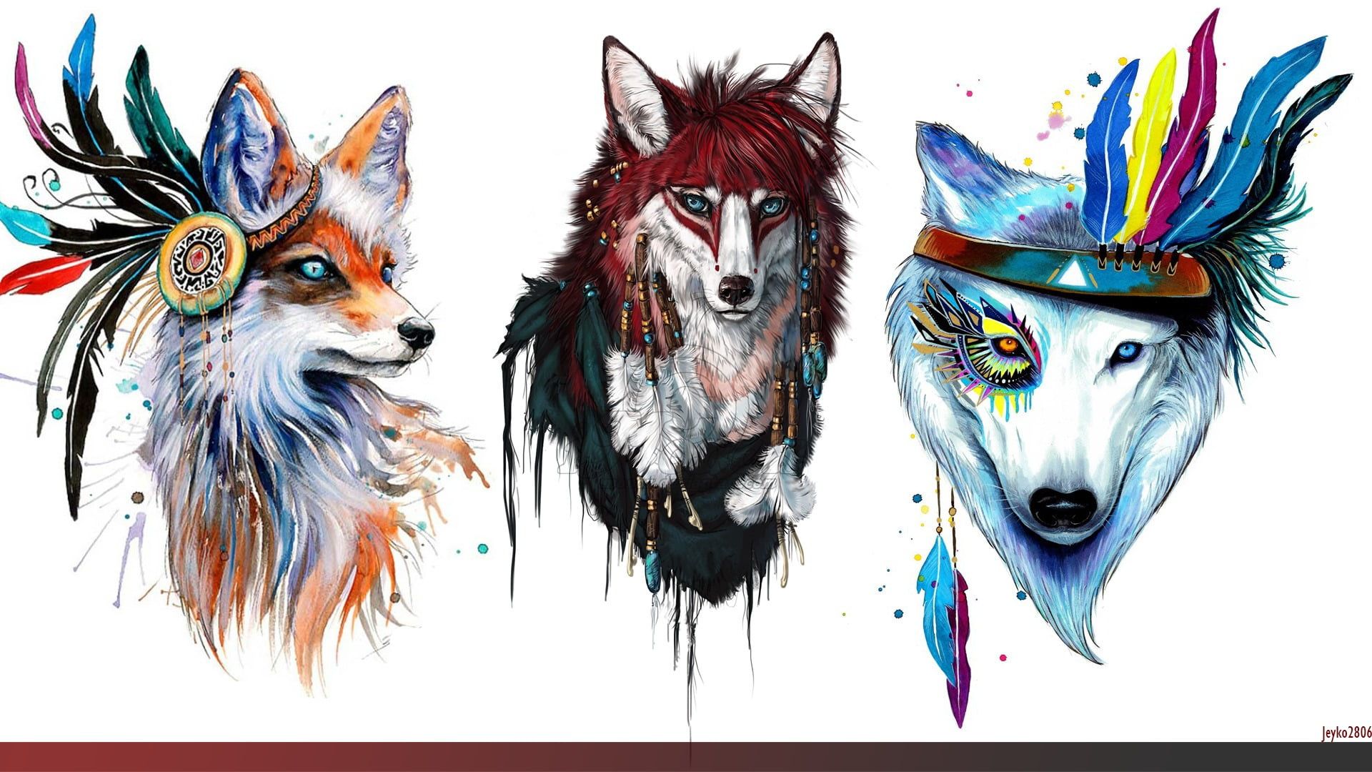 Wolf Tattoo Wallpapers  Wallpaper Cave