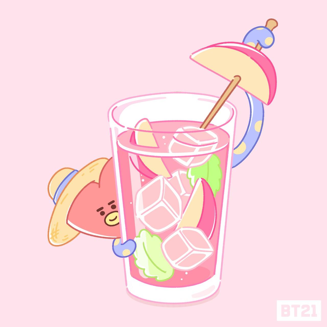 tata, tata wallpaper, light pink and bts v