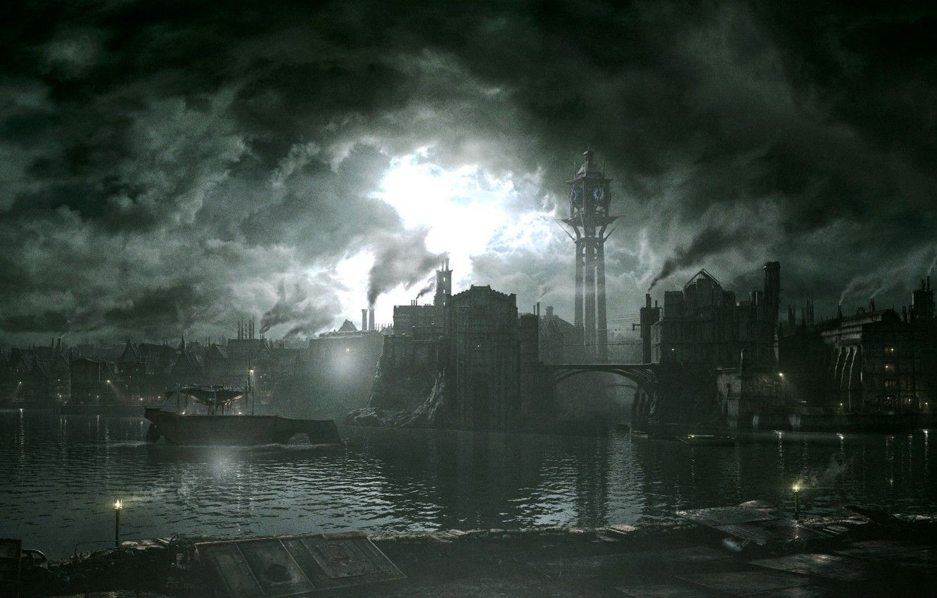 Wallpaper city, dark, Dishonored image for desktop, section игры