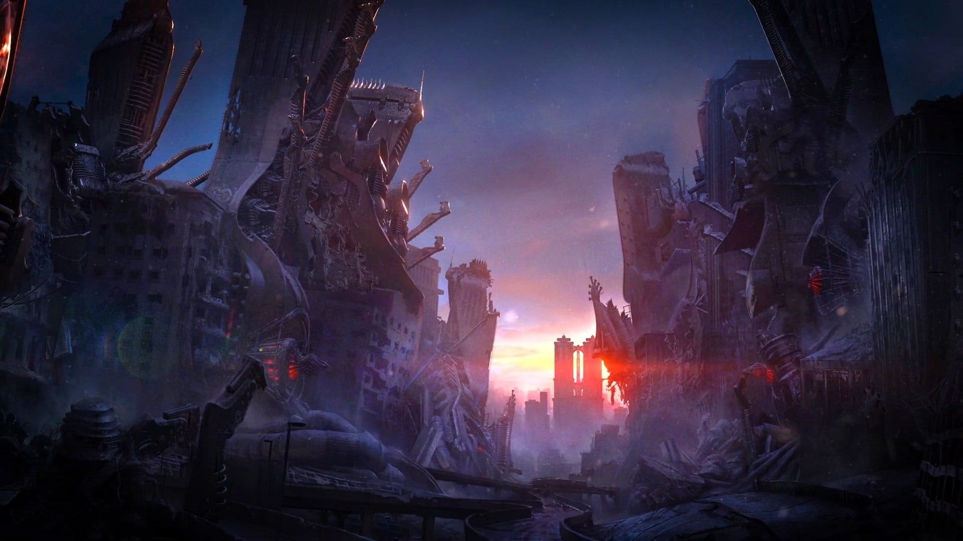 Destroy Building And Tower Wallpaper, Apocalyptic, Fantasy