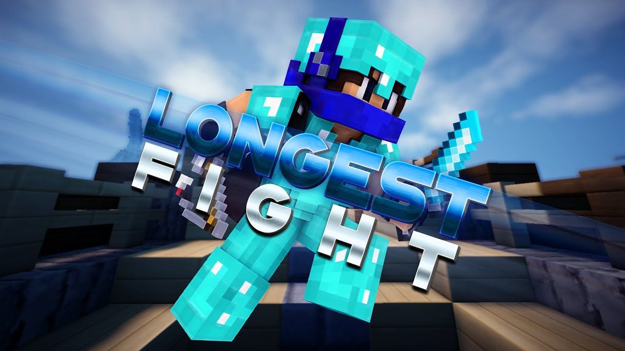 Longest Minecraft 1v1 LoL 9 minuteees XD