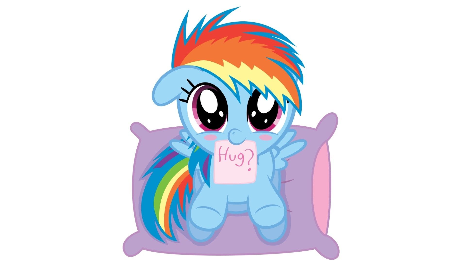 ponies rainbow dash my little pony friendship is magic hugging