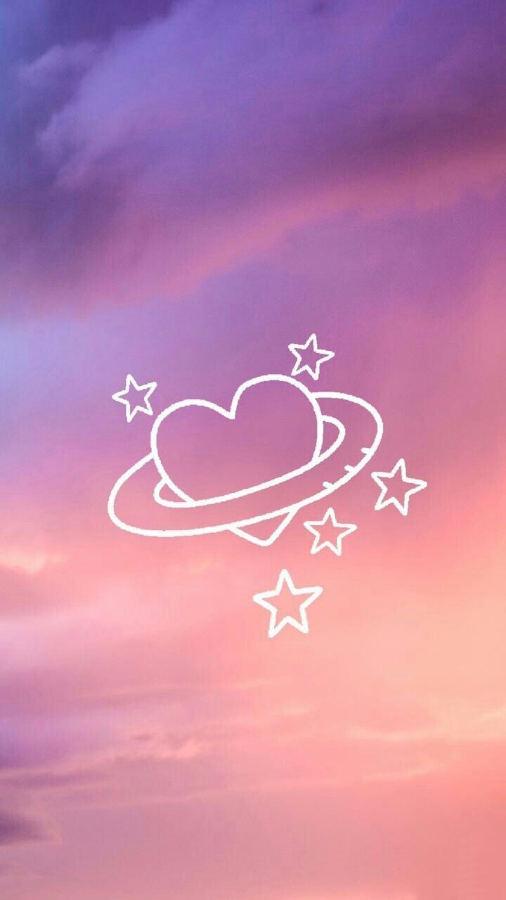 Heart planet. Pretty wallpaper, Cute wallpaper, Cute wallpaper