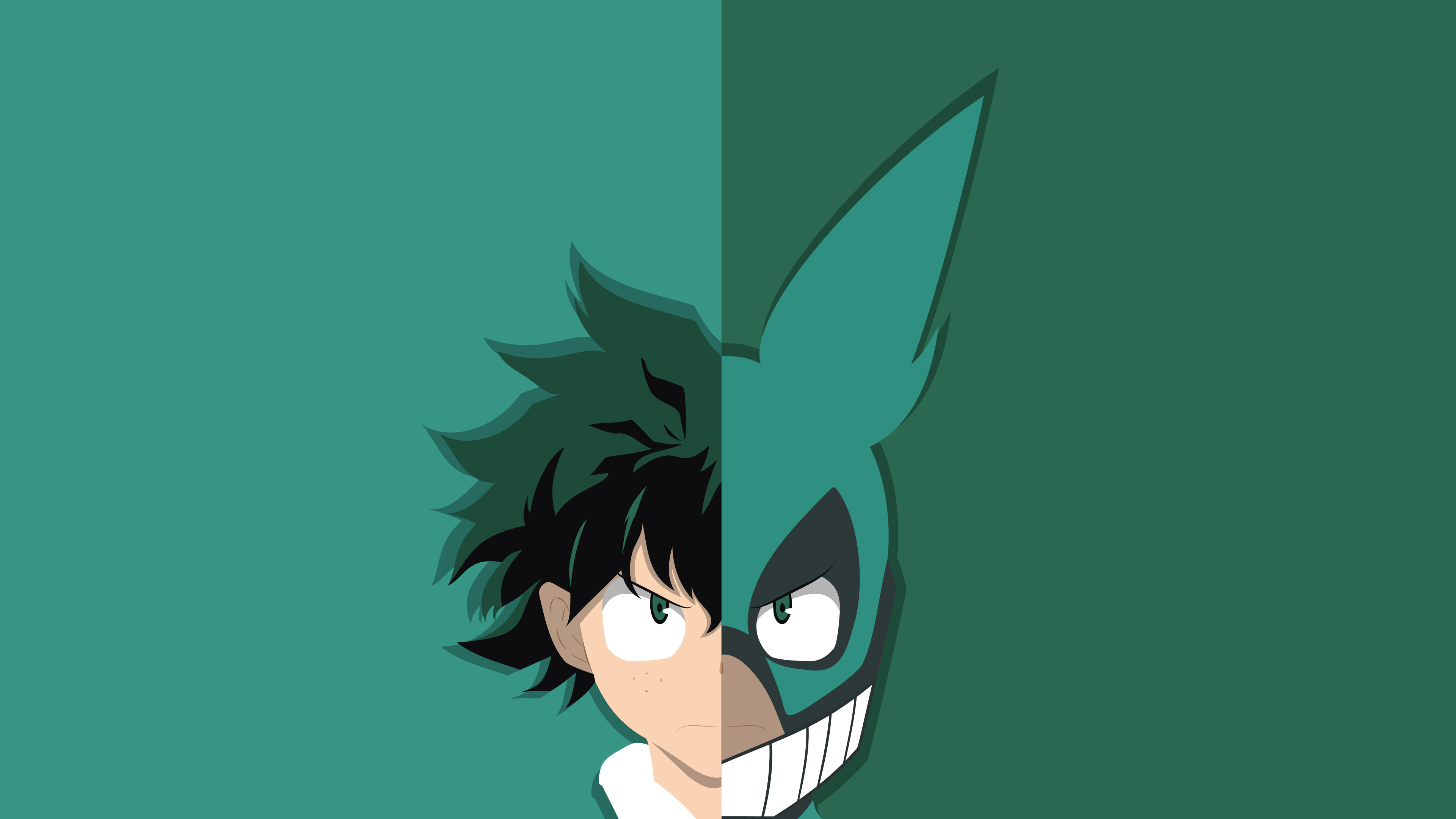 Deku Face Minimalist Wallpapers - Wallpaper Cave