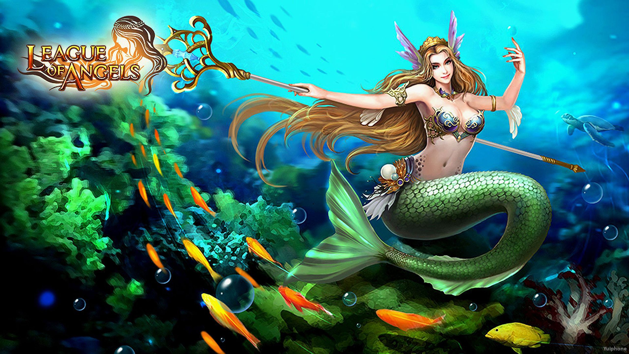 League Of Angels Mermaid Fantasy Warrior Underwater World Game Loa