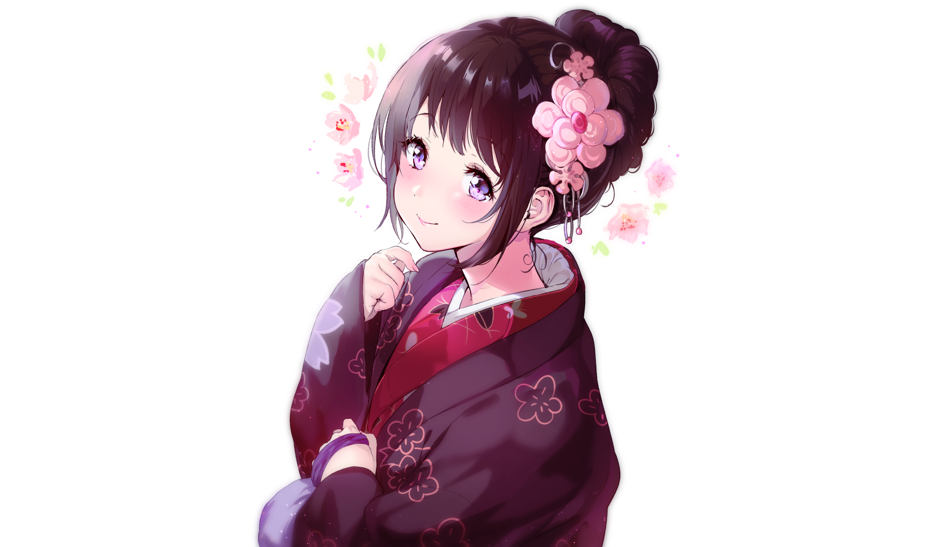 Eru Chitanda In Kimono Anime Hyouka Eru Chitanda Wallpaper in 2020