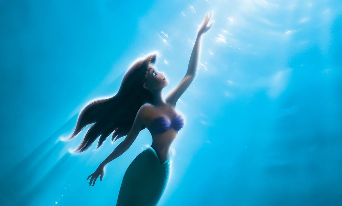LITTLE MERMAID disney fantasy animation cartoon adventure family 1littlemermaid ariel princess ocean sea underwater wallpaperx907