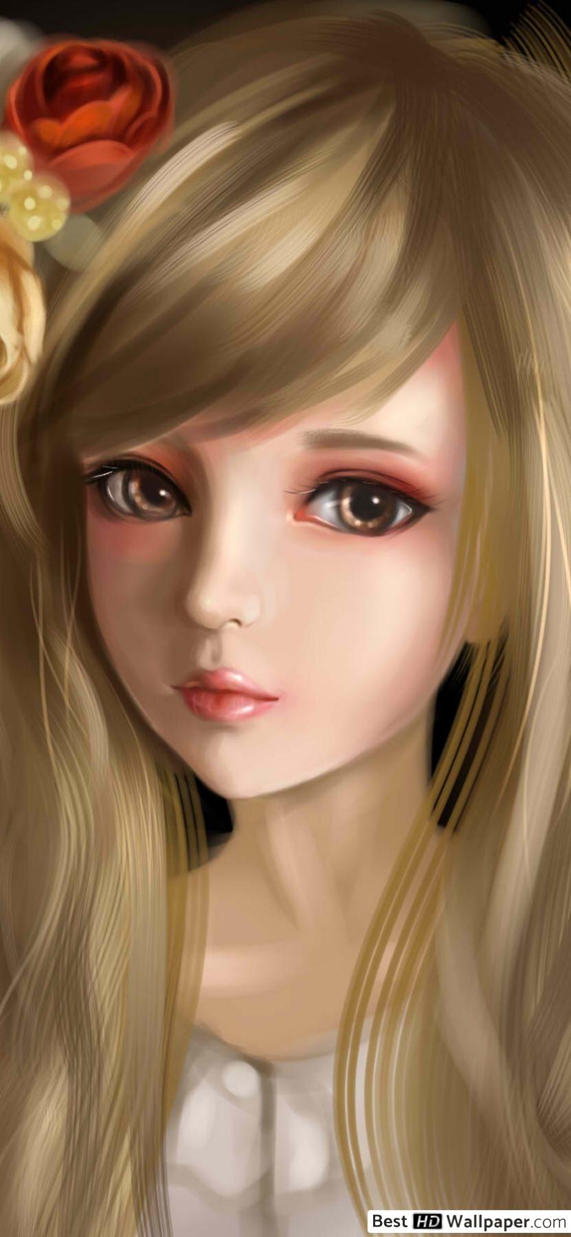 Beautiful Blonde Doll HD Wallpaper Download Wallpaper