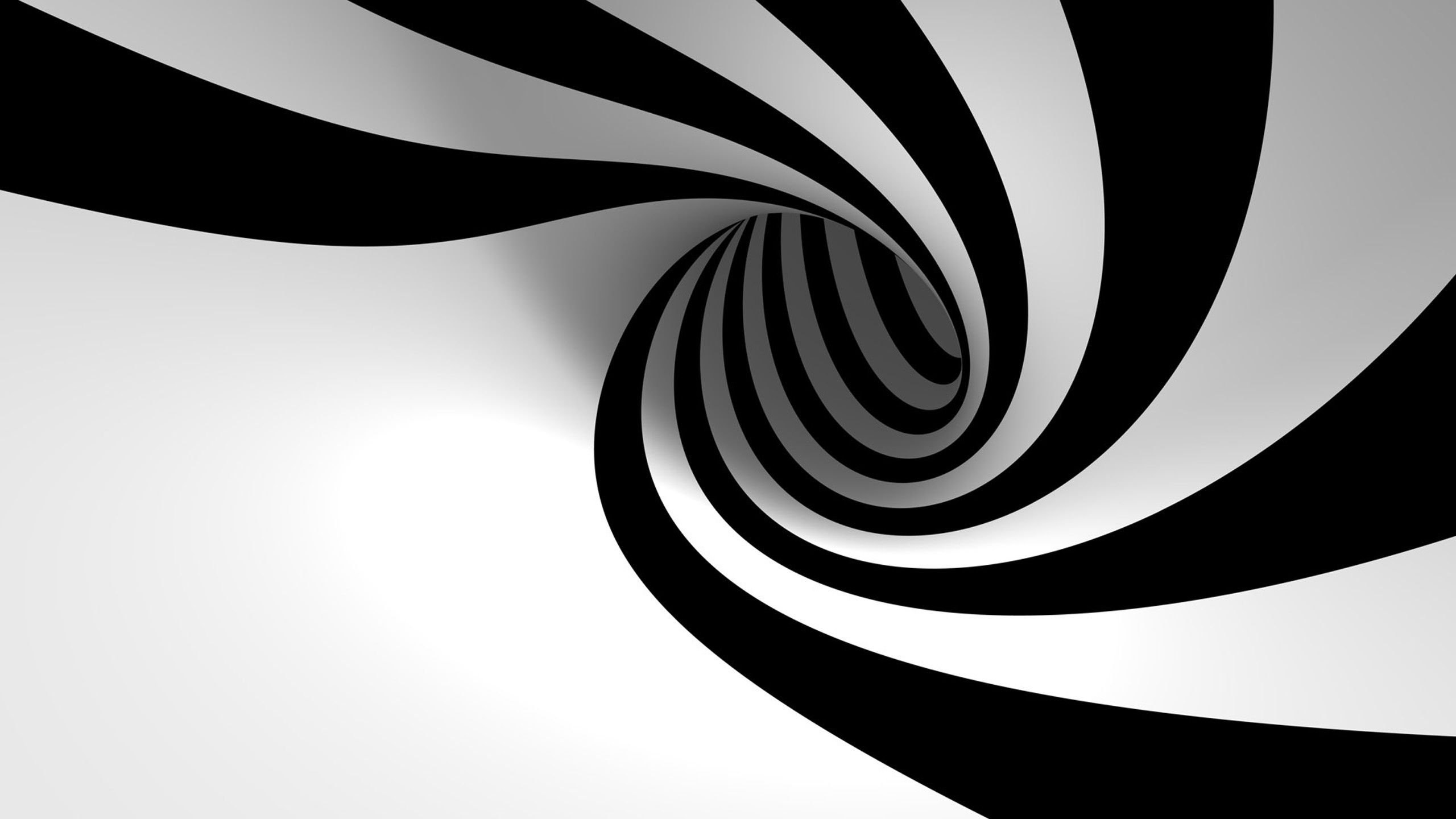 3D Black white Spiral Wallpaper. Black and white wallpaper iphone, Desktop wallpaper black, Black and white wallpaper