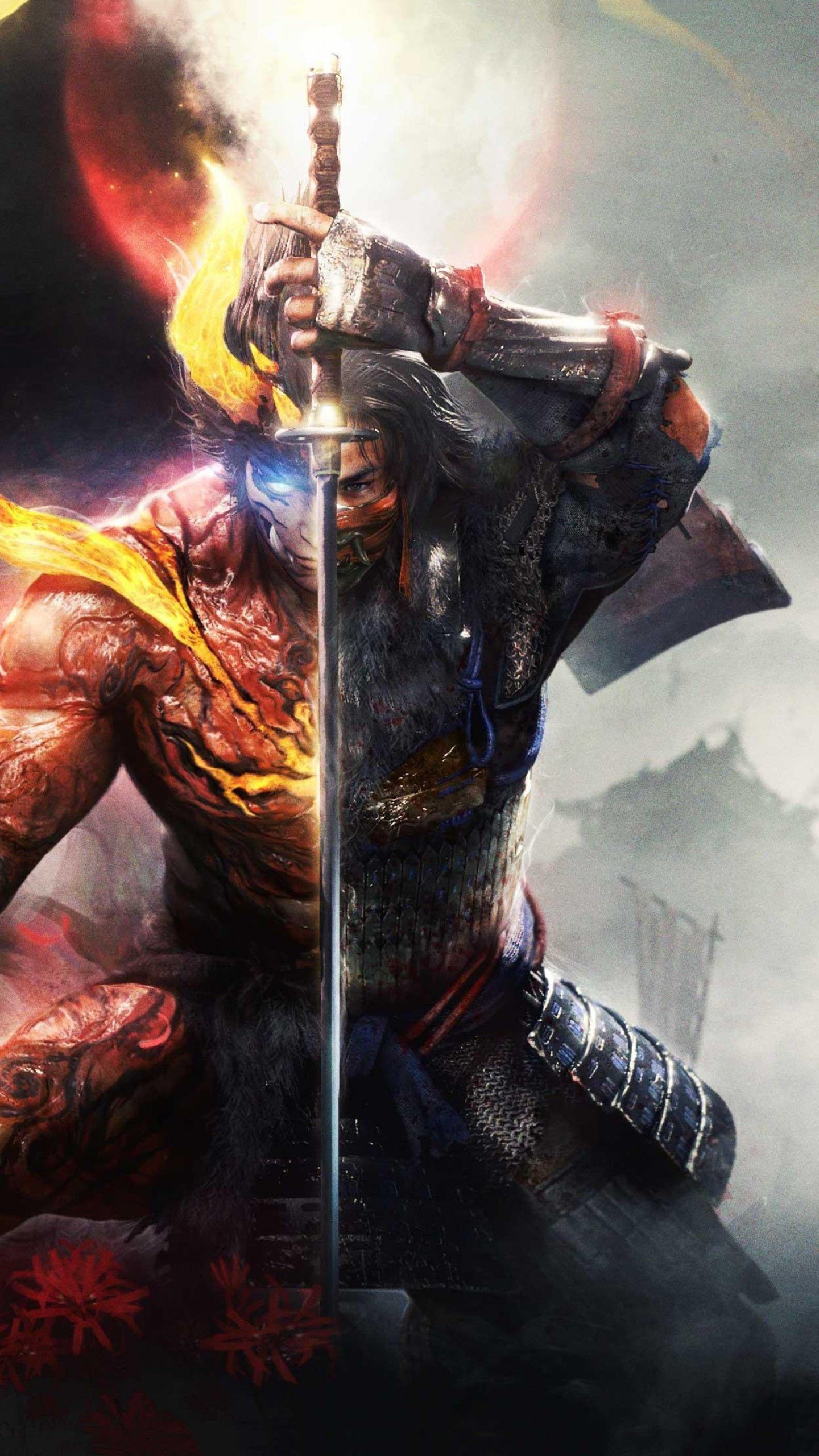 Wallpaper Nioh 2, Artwork, 4K, Games