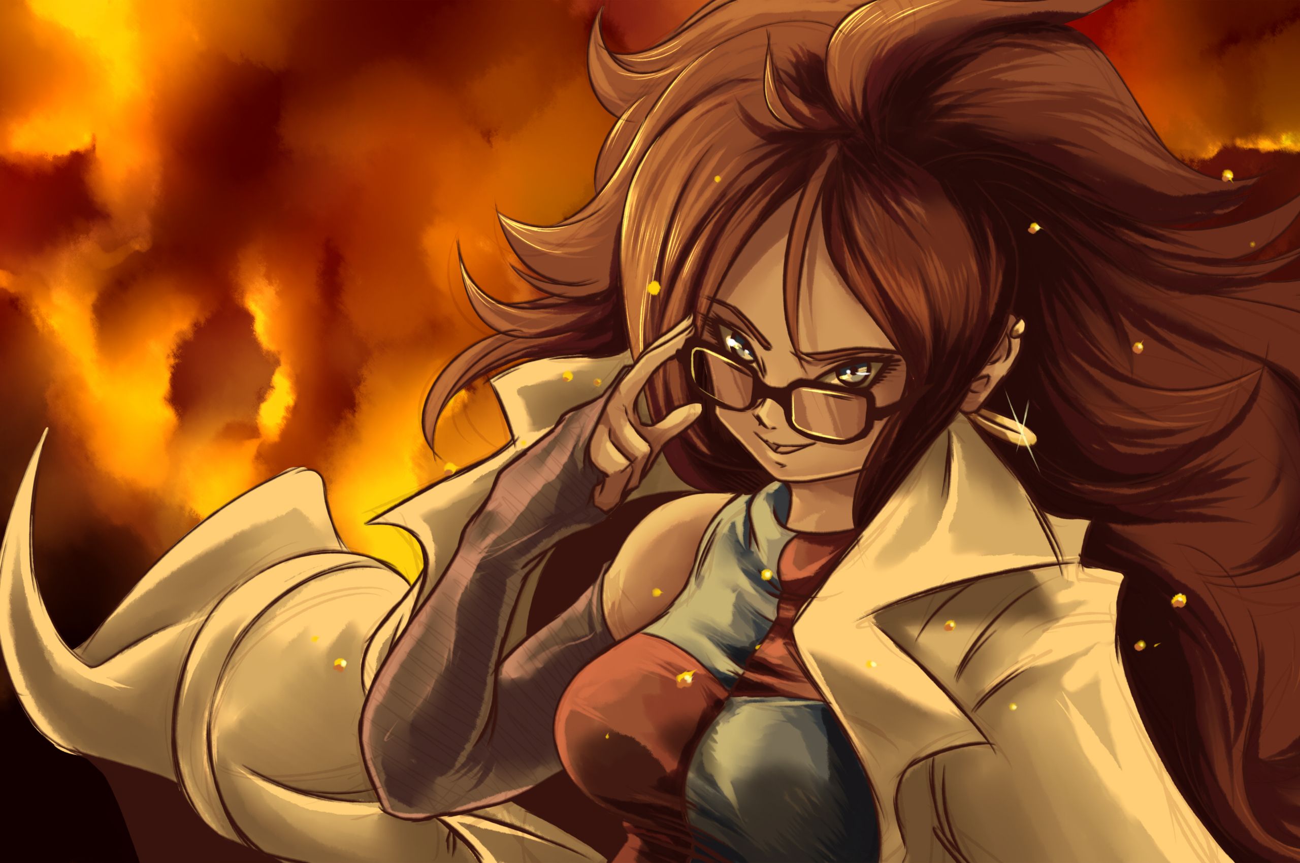 Android 21 Dragon Ball Fighterz Chromebook Pixel HD 4k Wallpaper, Image, Background, Photo and Picture
