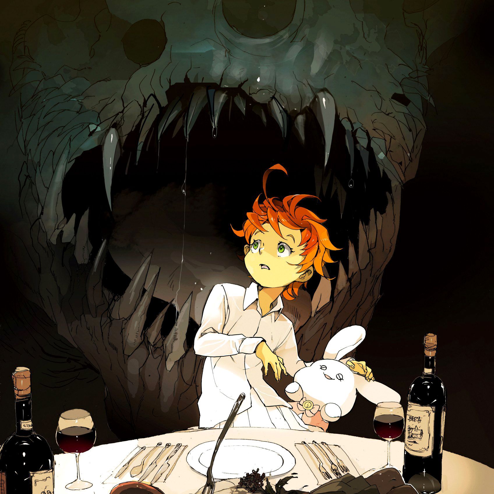 Anime The Promised Neverland HD Wallpaper by お茶の柱