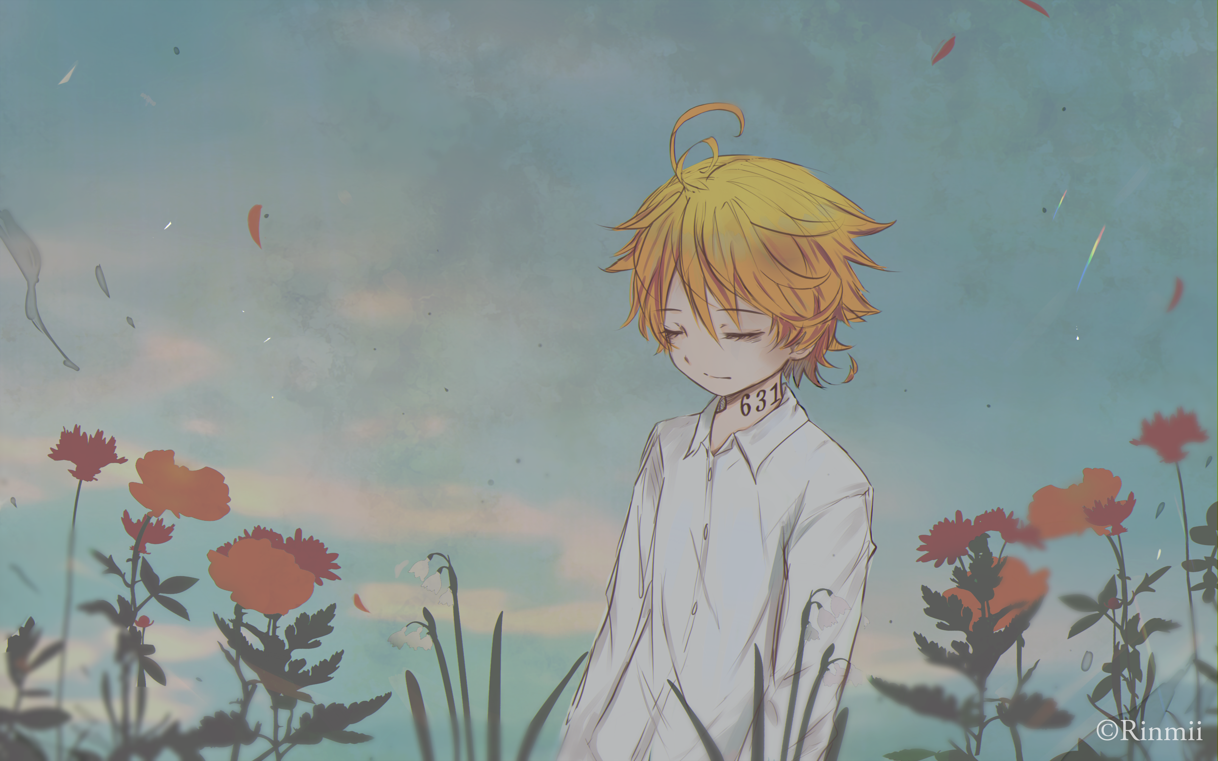 Anime The Promised Neverland HD Wallpaper by お茶の柱