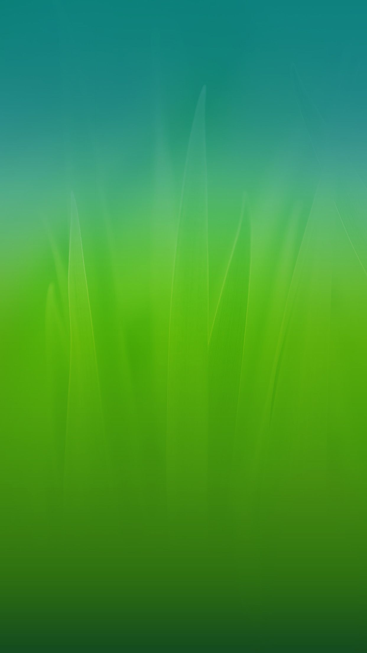 Soft Blue Nature Green Blue Leaf Pattern Android Wallpaper