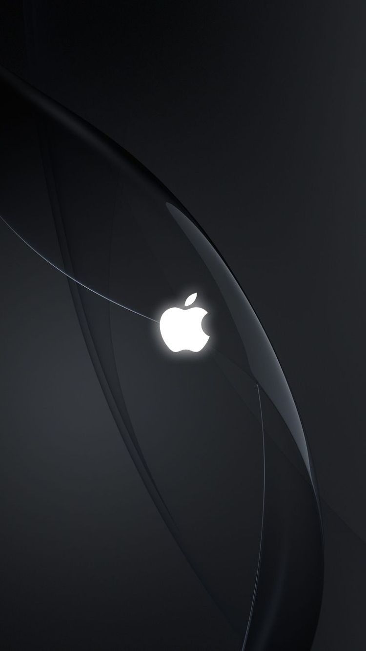 iPhone Logo Black Wallpapers - Wallpaper Cave