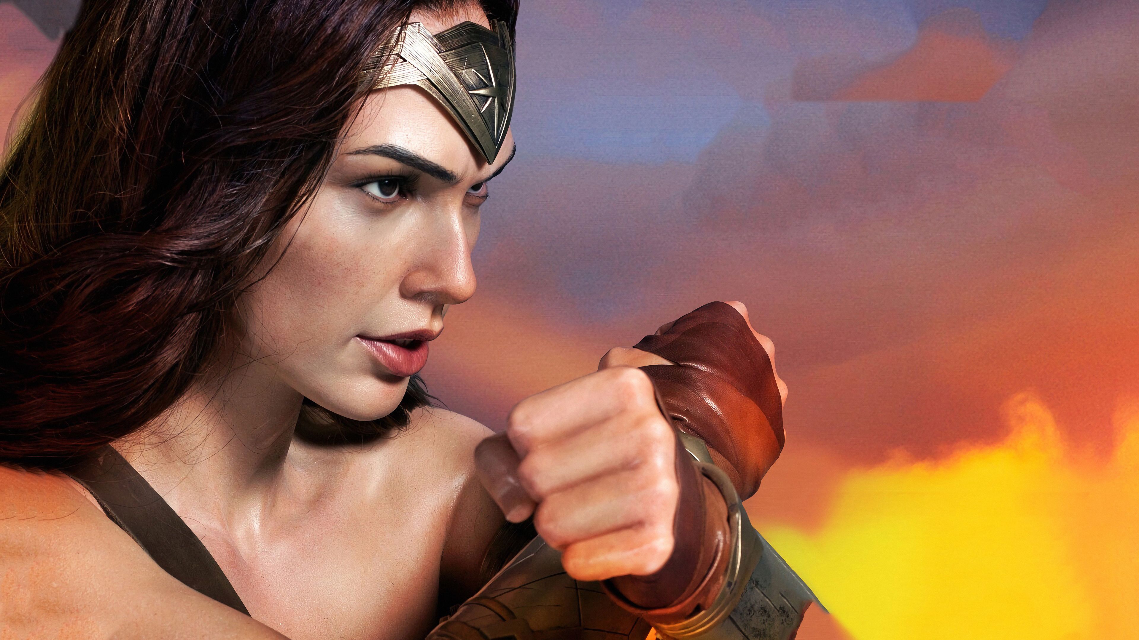 Wallpaper 4k Wonder Woman 4k Wallpaper, Artstation Wallpaper