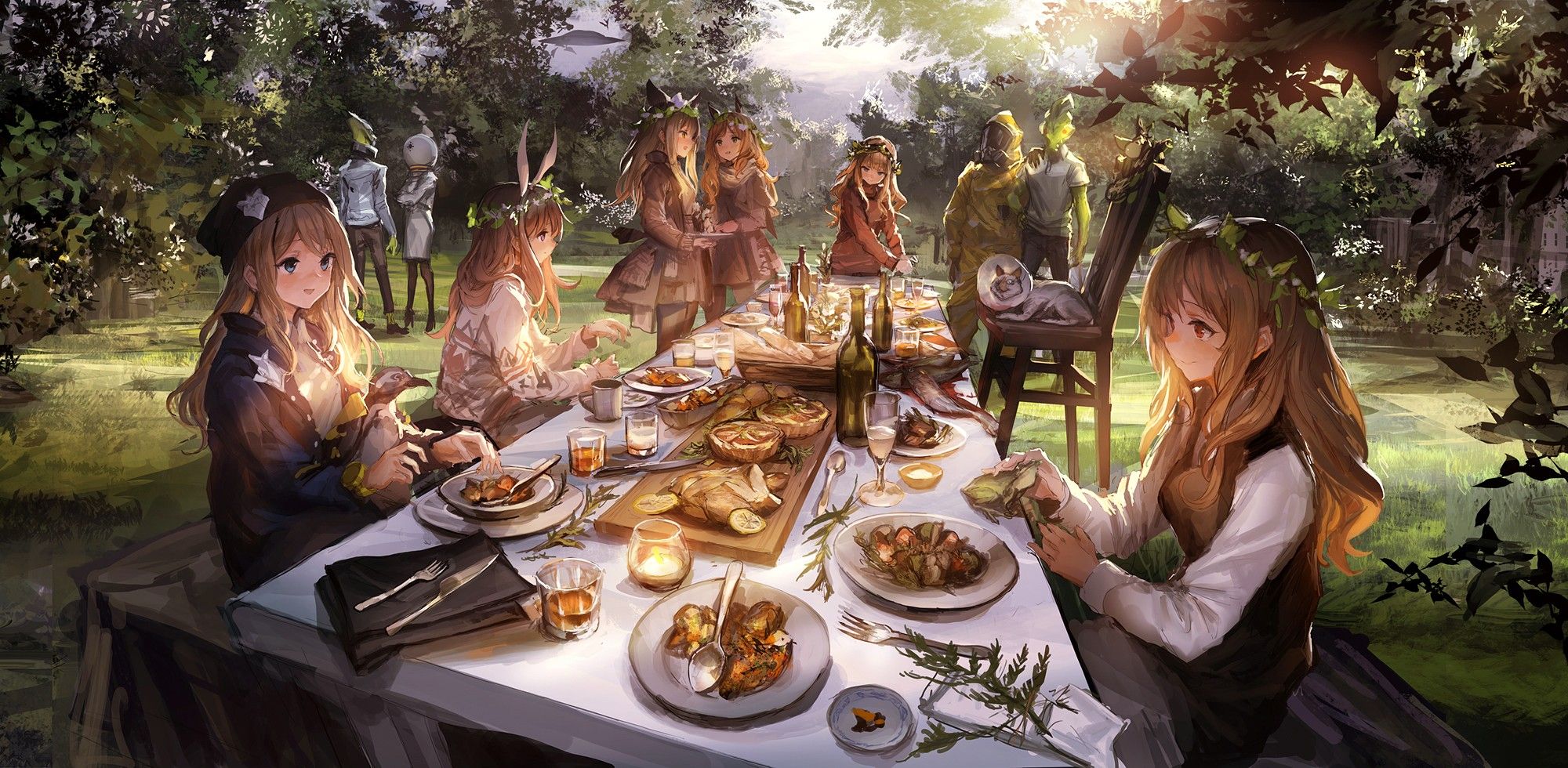 Materi Pelajaran 5: Anime Food Background