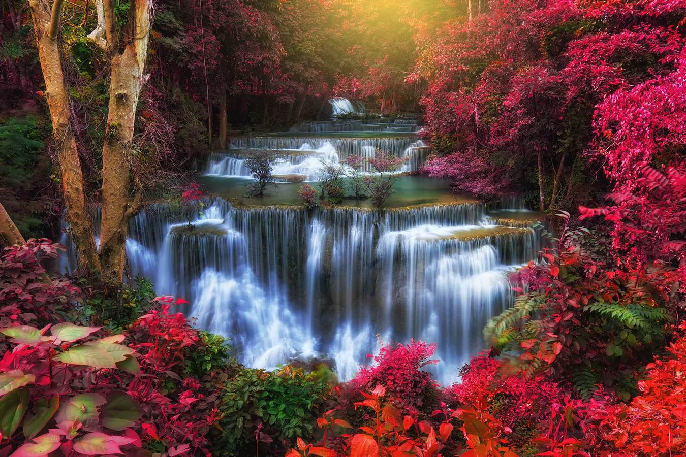 Spring Waterfall Wallpapers - Wallpaper Cave