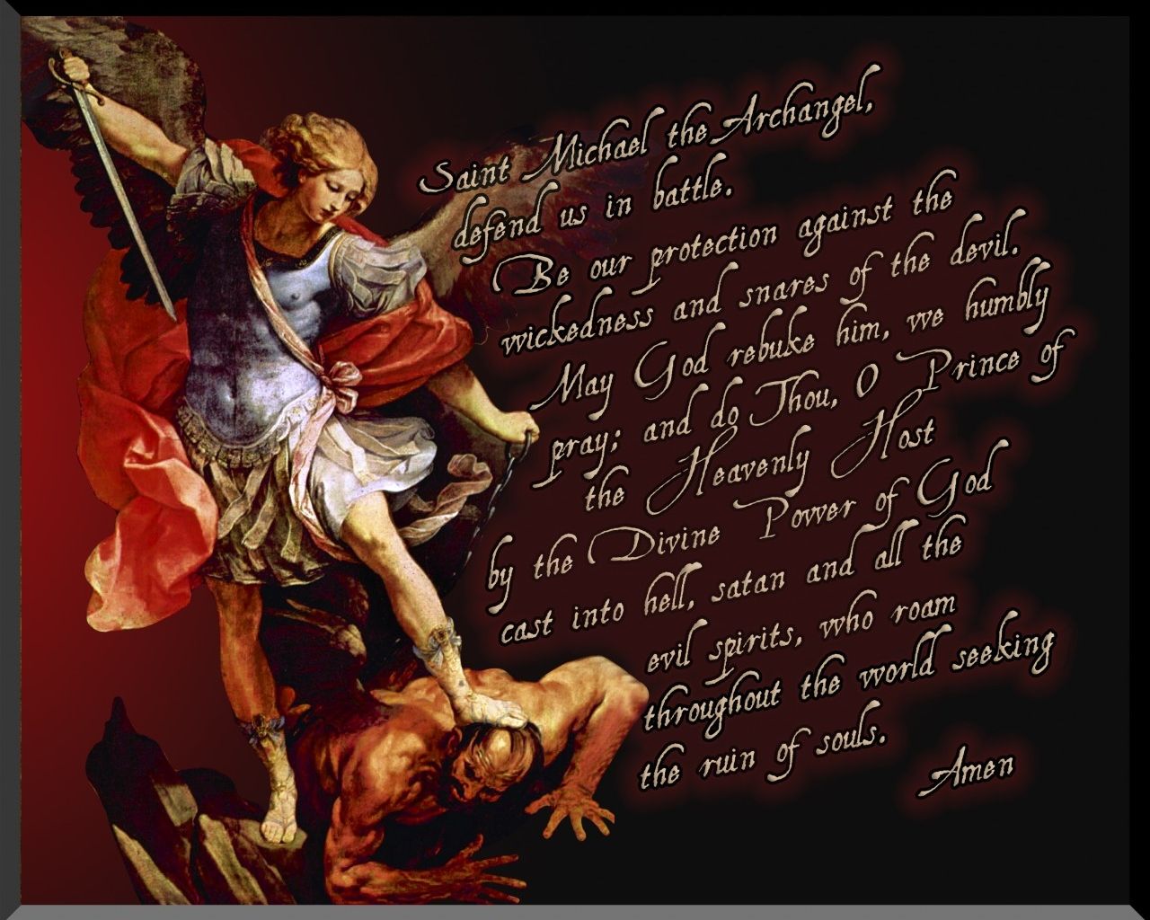 Free download Saint Michael Wallpaper st Michael Patron Saint