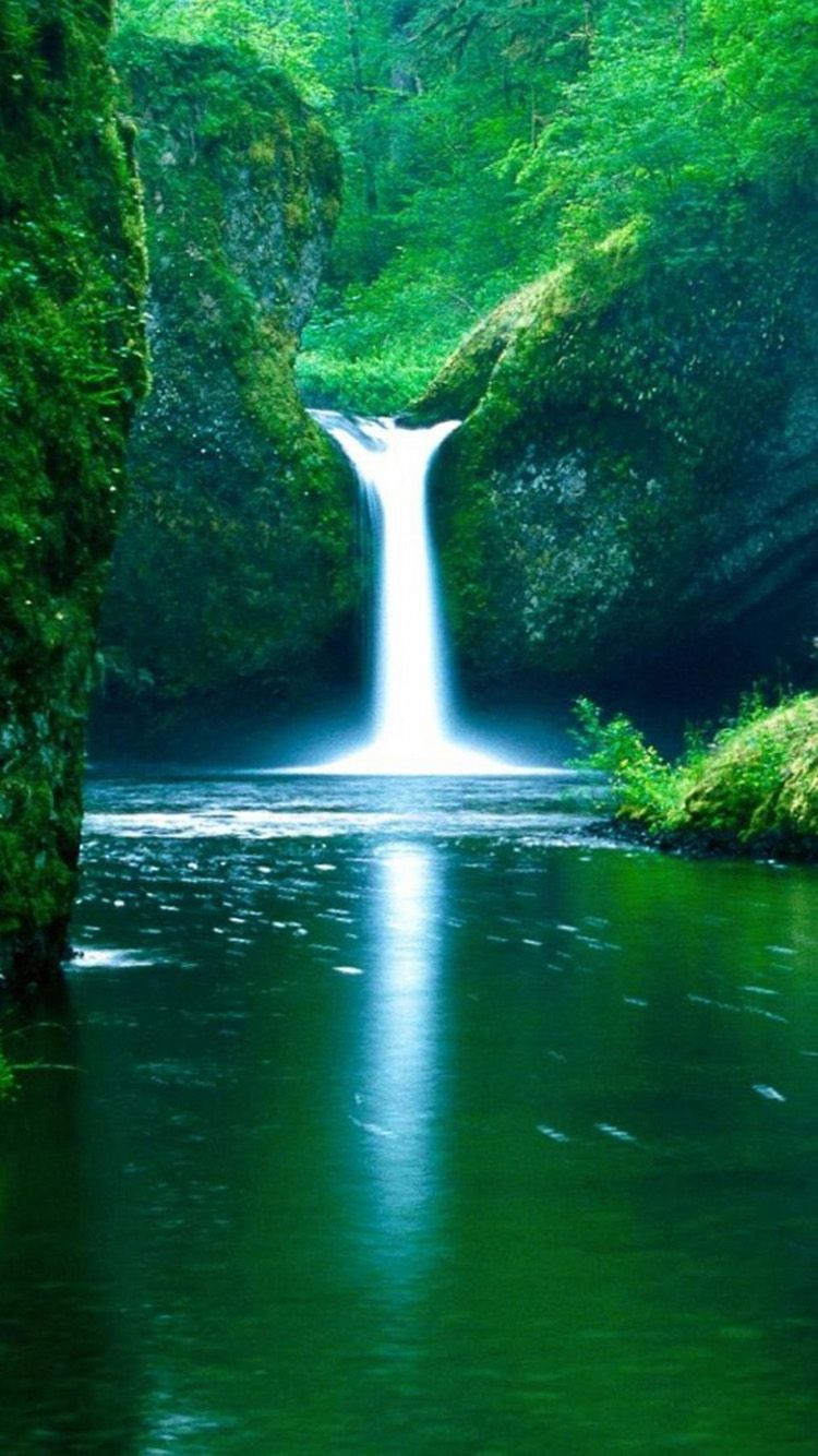 Spring Waterfall Wallpapers - Wallpaper Cave