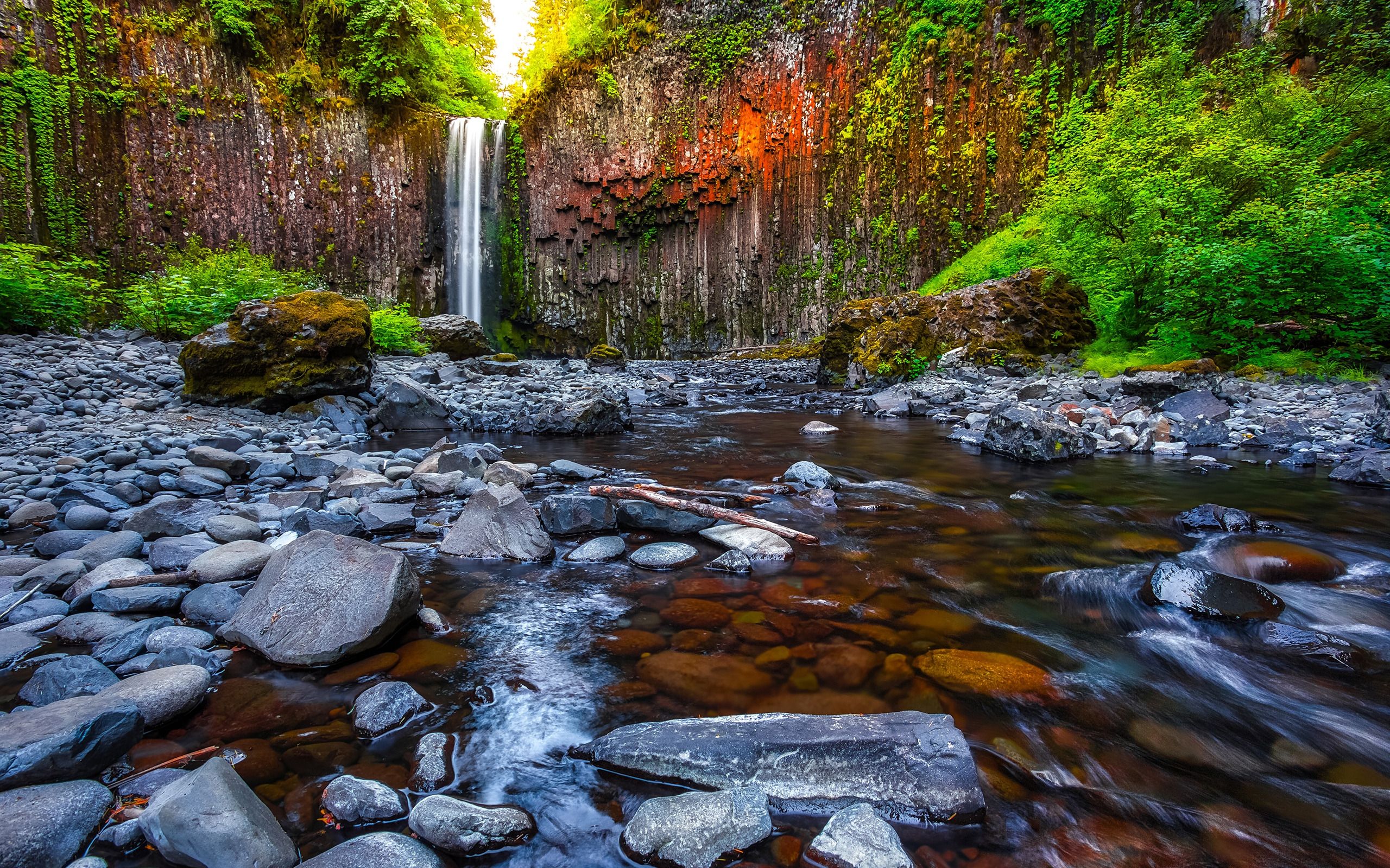 Spring Waterfall Wallpapers - Wallpaper Cave