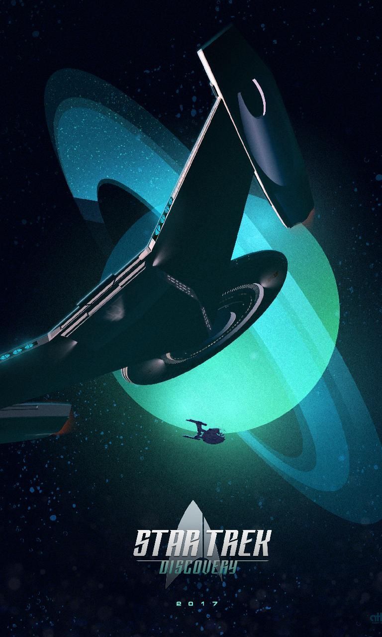 With Logo Source Trek Discovery Wallpaper Phone