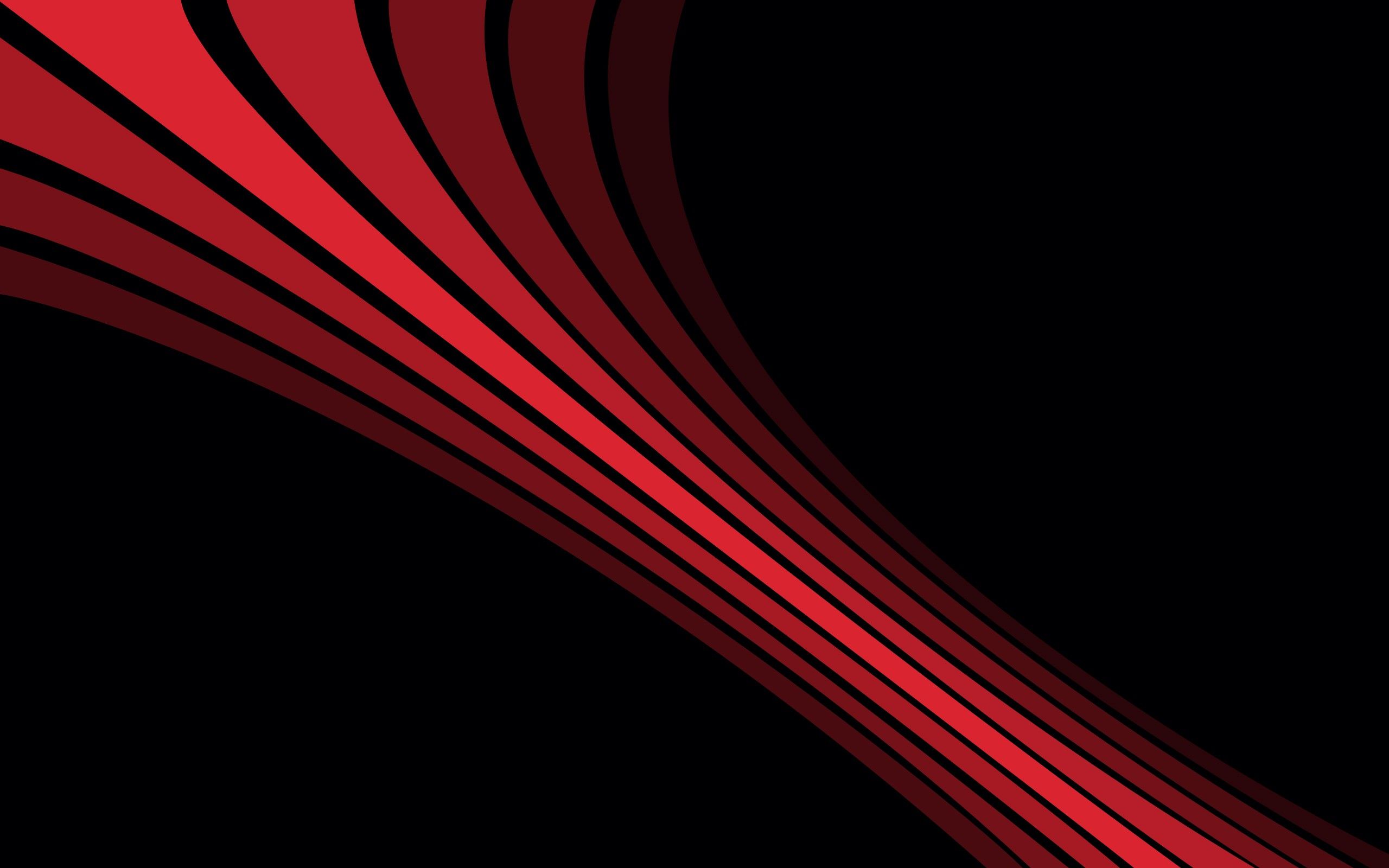 black background, #red, #lines, #simple background, #abstract