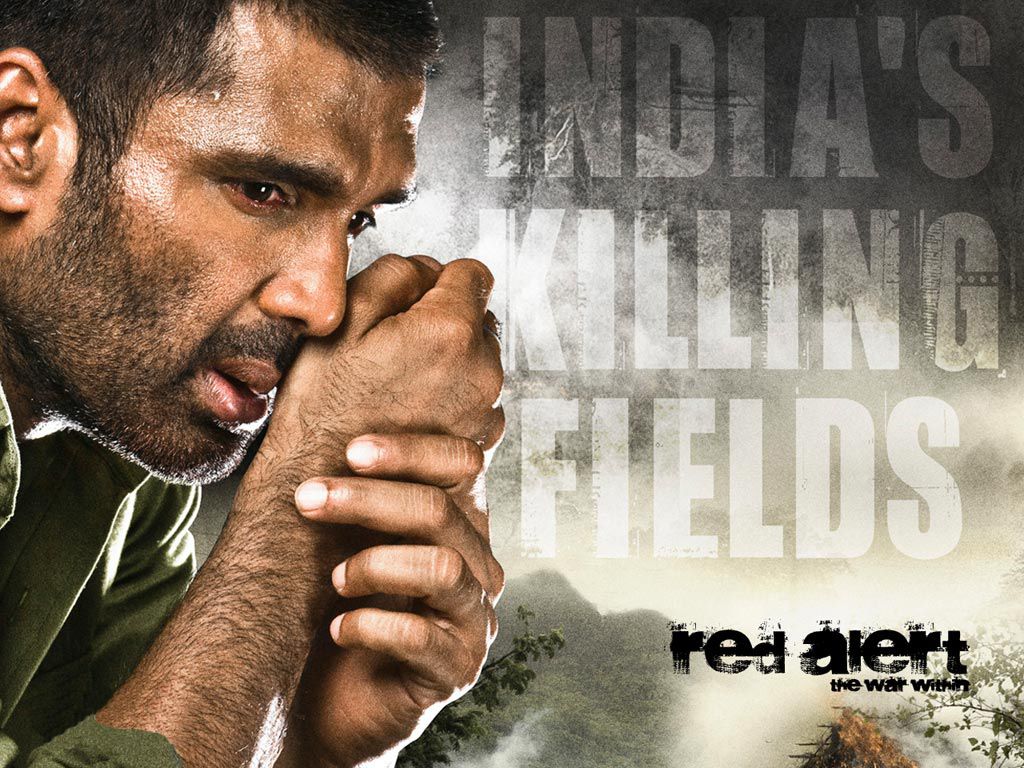 Sunil Shetty Red Alert The War Within Film Wallpaper
