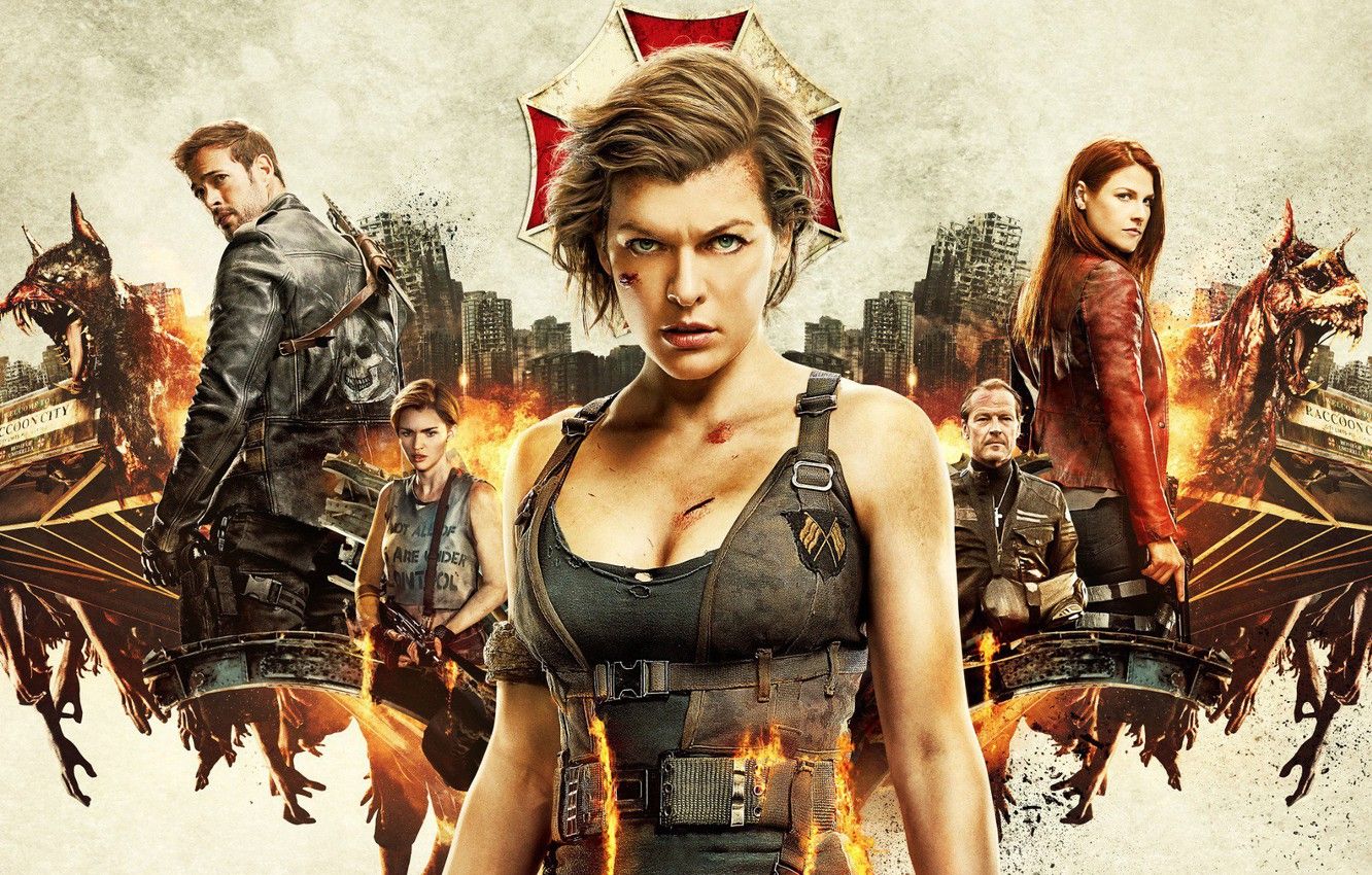 Wallpaper Resident Evil, Milla Jovovich, Alice, Resident Evil