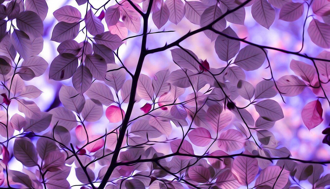 Purple Leaves Laptop HD HD 4k Wallpaper, Image
