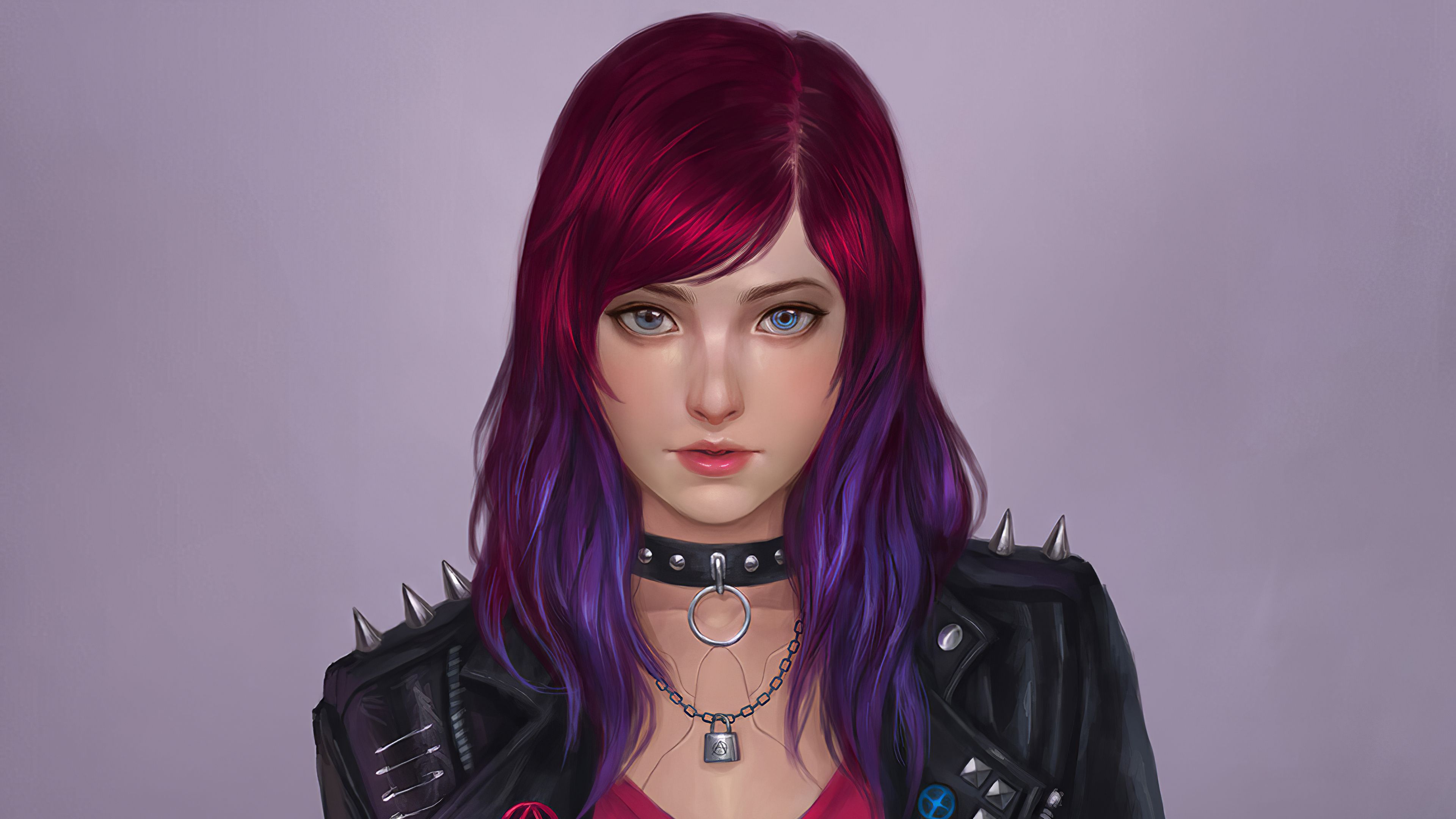 Red Purple Hair Dj Girl 4k, HD Artist, 4k Wallpaper, Image